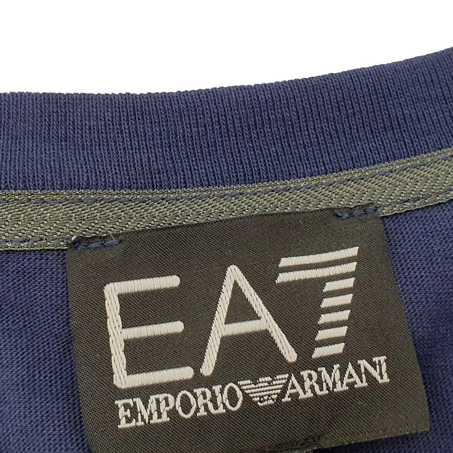 EA7 Emporio Armani T-Shirt blau mit Logo T-Shirt EMPORIO ARMANI