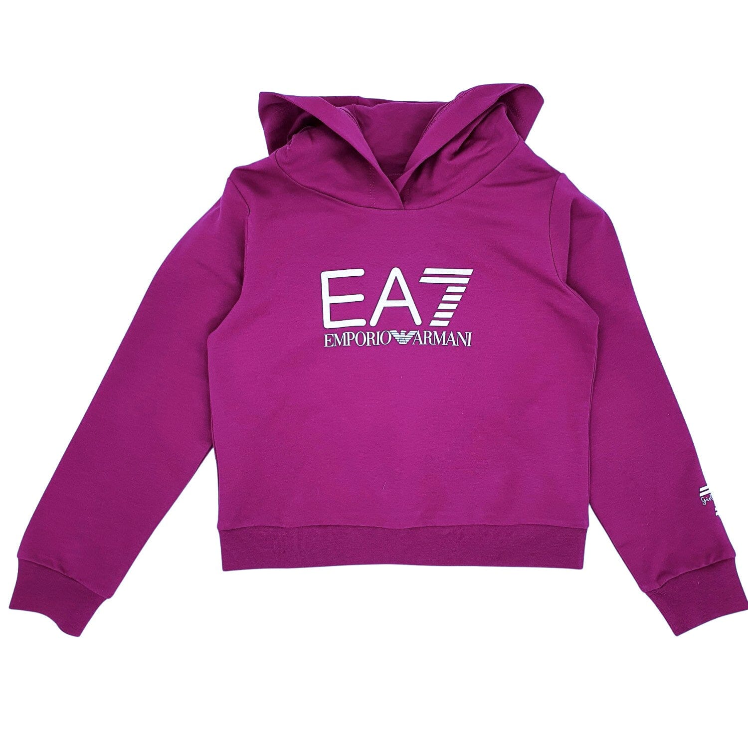 EA7 Emporio Armani pink Girl Sweatshirt mit Kapuze Sweatshirt EMPORIO ARMANI