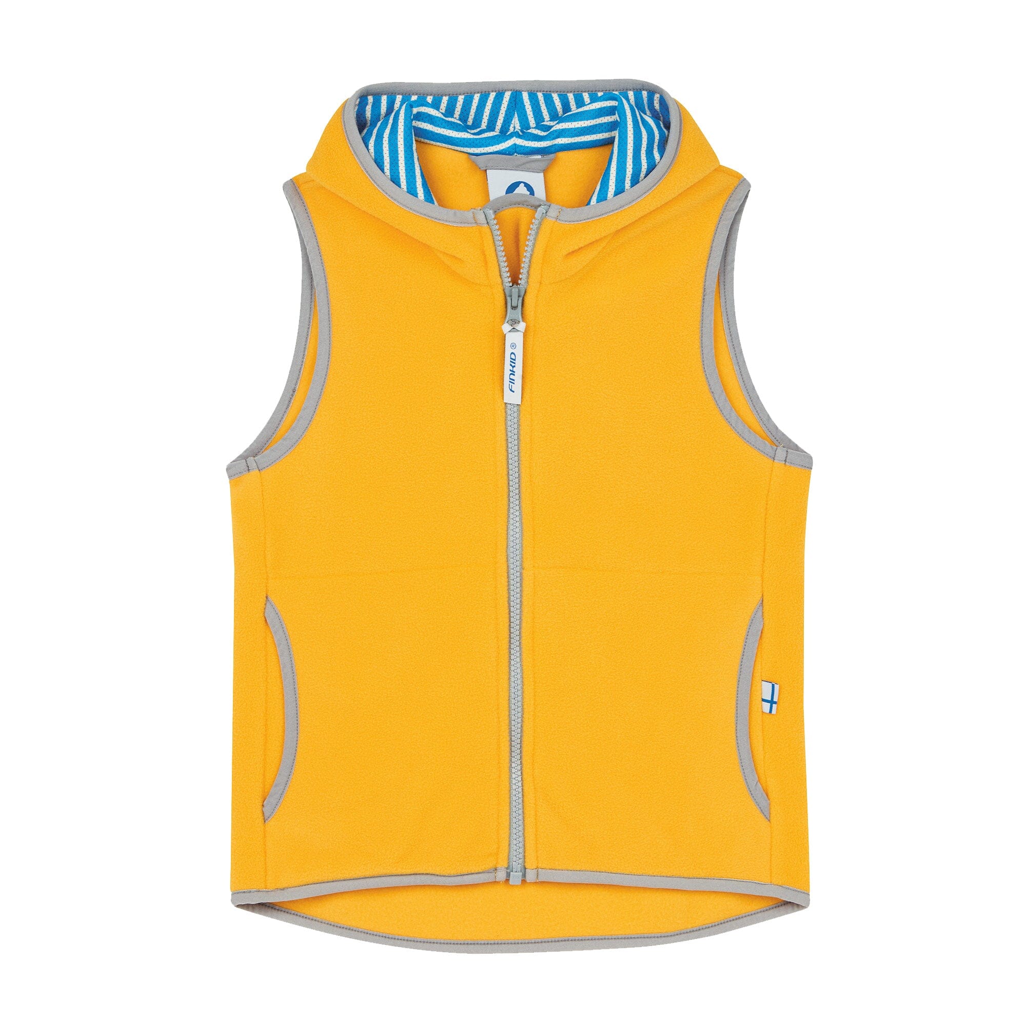 Finkid Fleeceweste Poppeli gelb-yellow / storm Weste Finkid