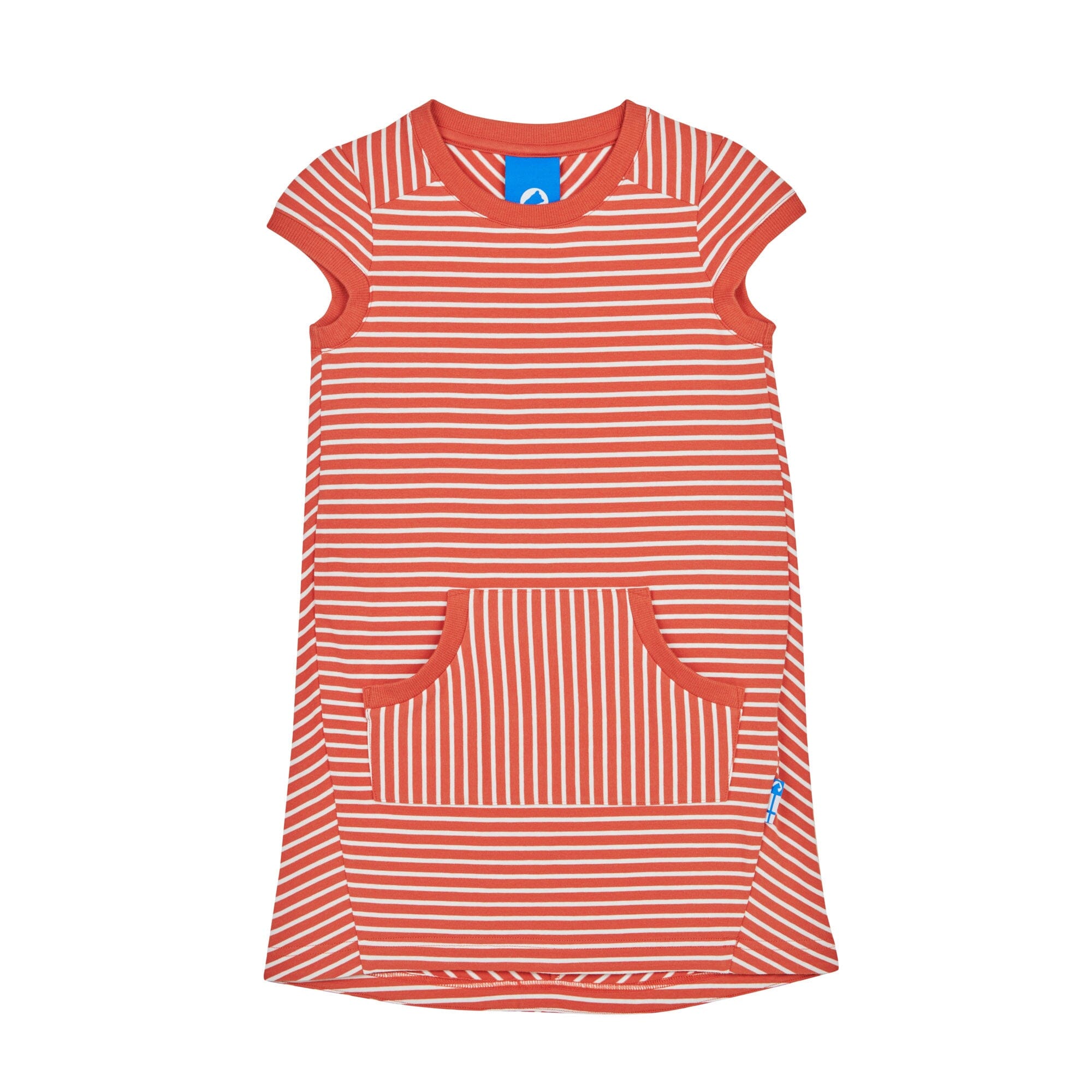 Finkid Kleid KEIDAS weiß/rot mit Streifenmuster Kleid Finkid