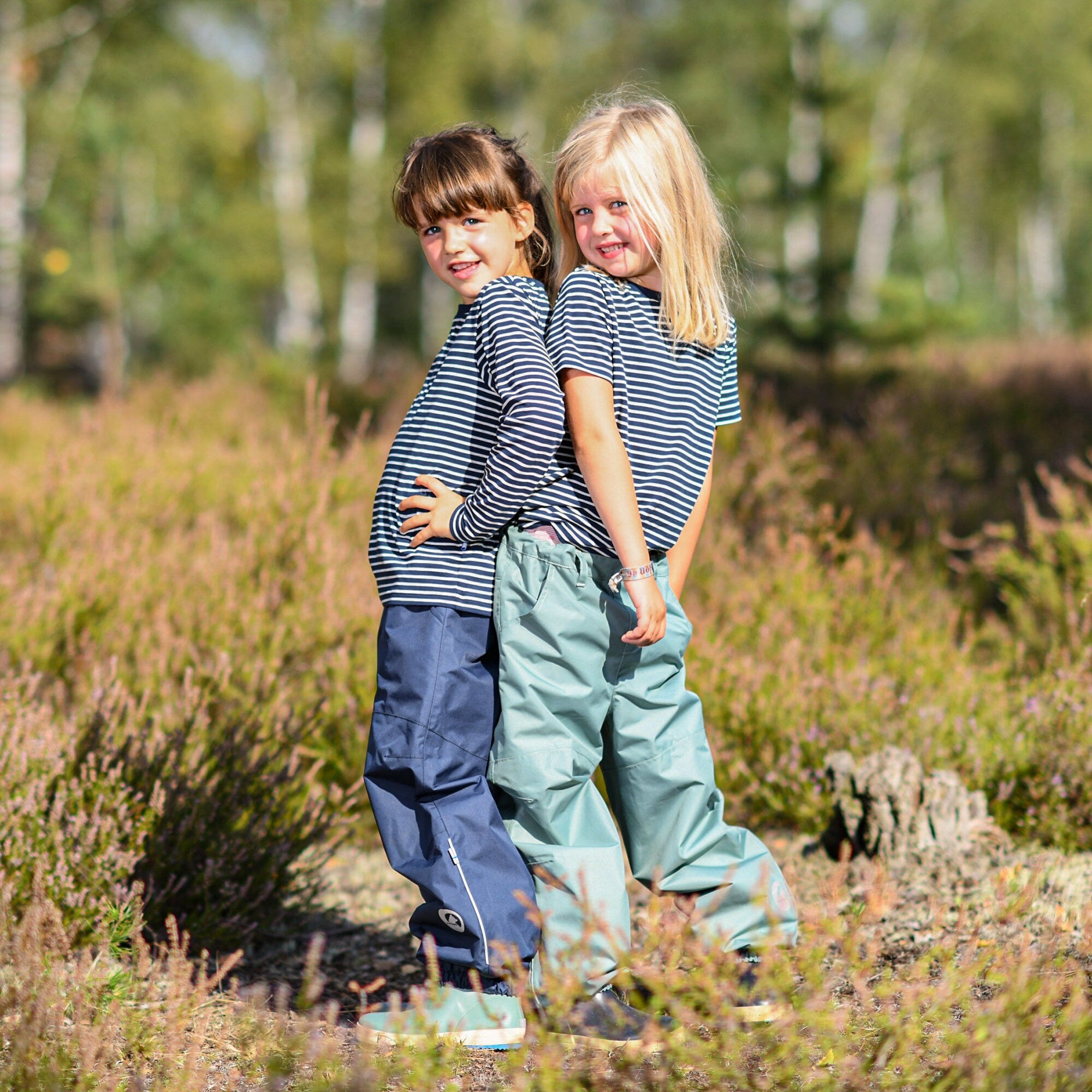 Finkid Langarmshirt SAMPO blau weiß gestreift Langarmshirt Finkid