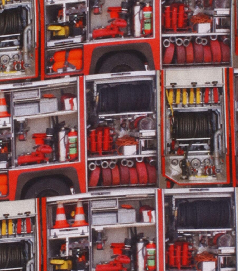 Fred's World Bodysuit Feuerwehr Foto Print Einteiler / Bodysuits Fred's World