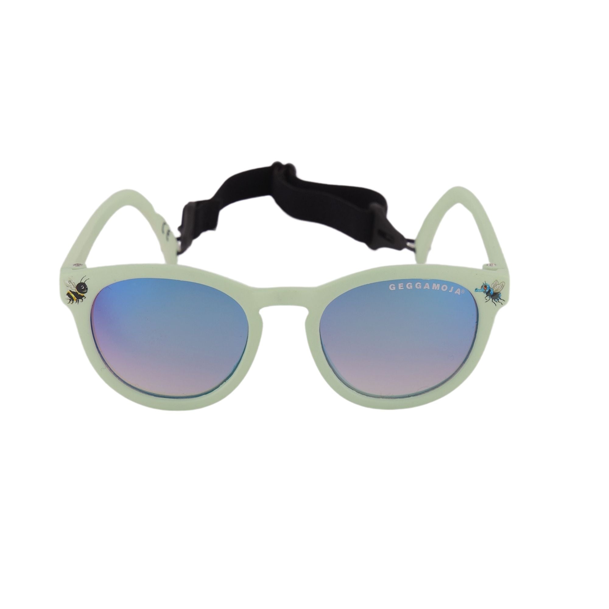 Geggamoja Kinder Sonnenbrille mit Hummel UV 400 Schutz Sonnenbrille Geggamoja