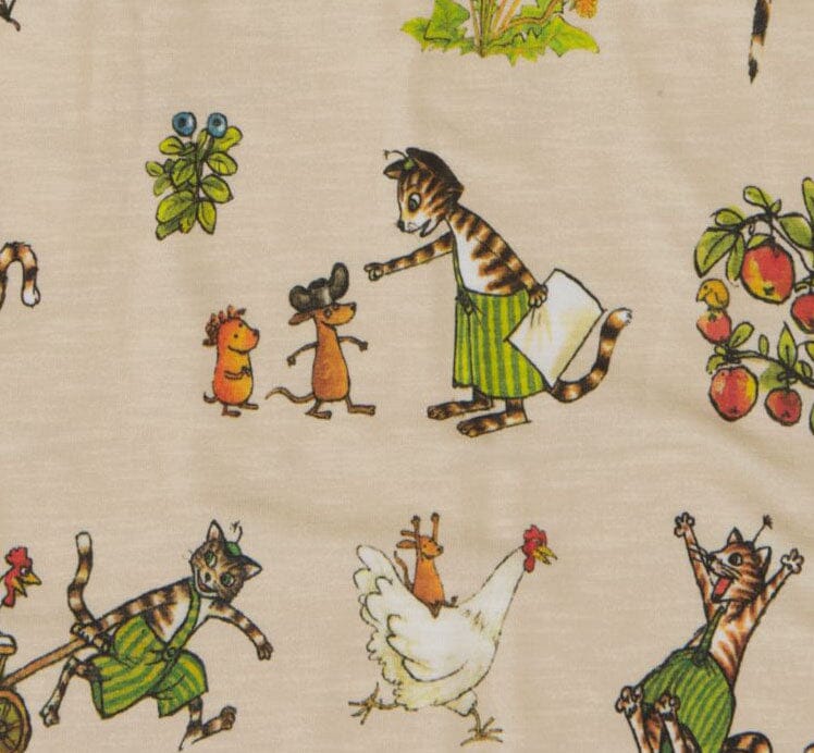 Geggamoja Petterson und Findus Kleid aus Bio-Baumwolle Kleid Geggamoja