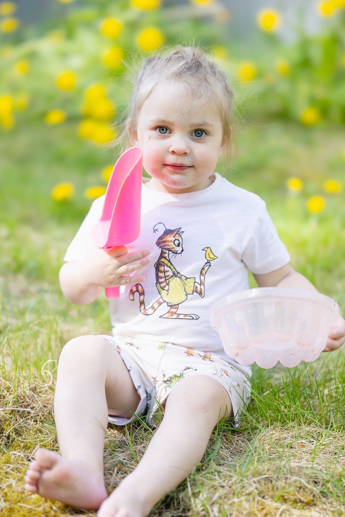 Geggamoja Petterson und Findus Sommeranzug aus Bio-Baumwolle Zweiteiler Geggamoja