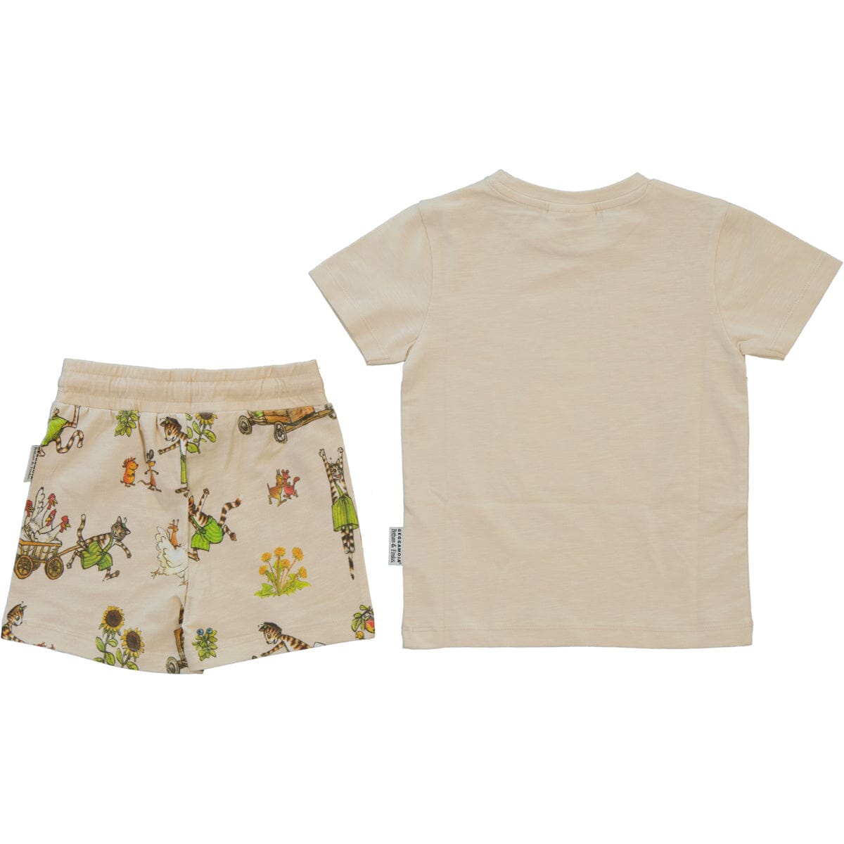 Geggamoja Petterson und Findus Sommeranzug aus Bio-Baumwolle Zweiteiler Geggamoja