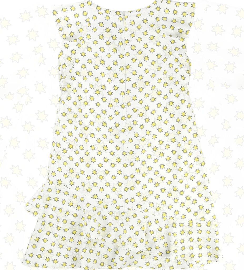 Zadig & Voltaire Kleid Sterne weiß gelb Kleid Zadig & Voltaire