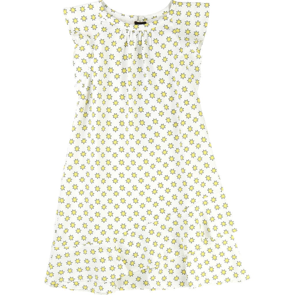 Zadig & Voltaire Kleid Sterne weiß gelb Kleid Zadig & Voltaire