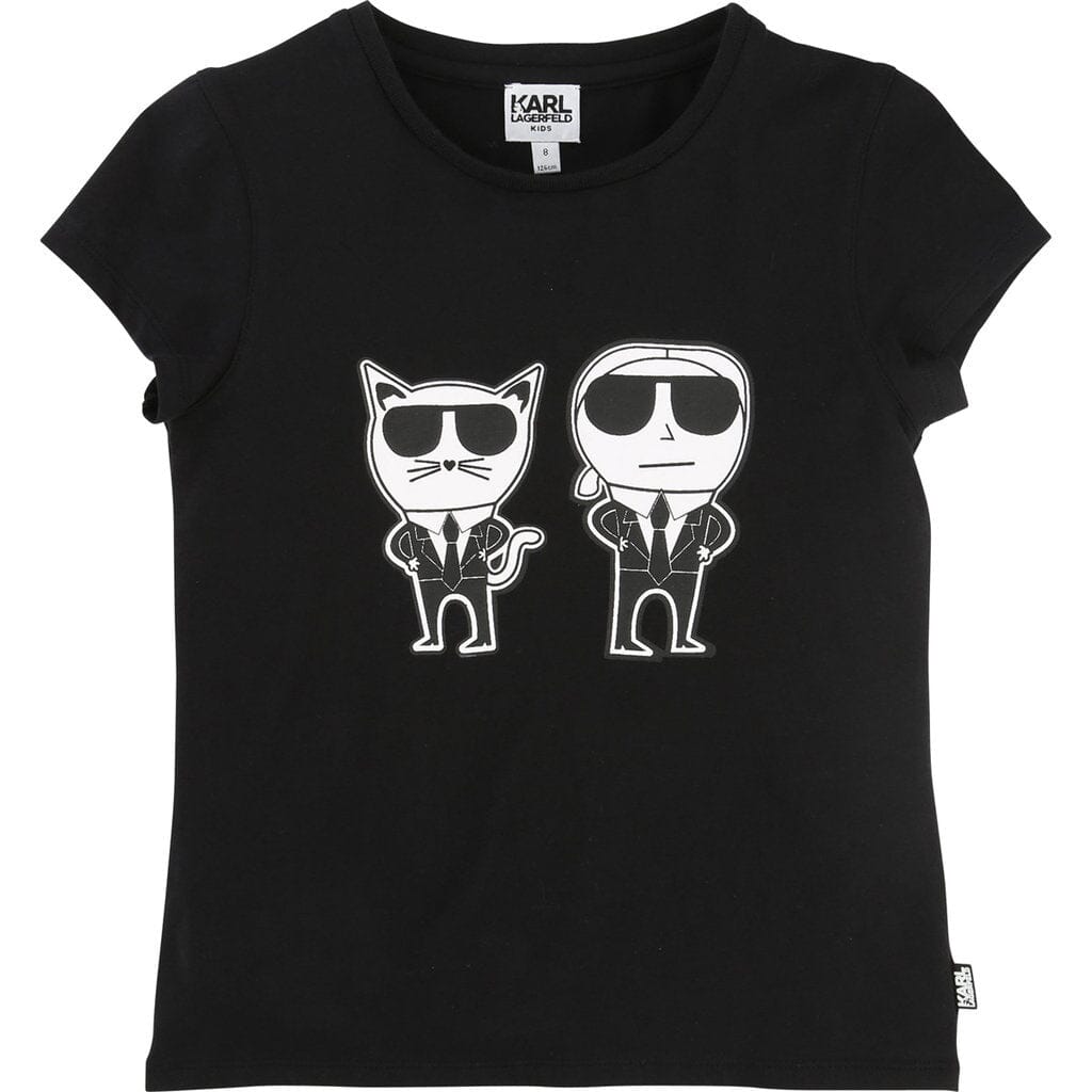 KARL LAGERFELD KIDS T-Shirt girls schwarz T-Shirt Karl Lagerfeld