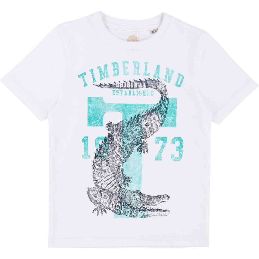 ´Timberland T-Shirt krokodil weiß grün T-Shirt Timberland