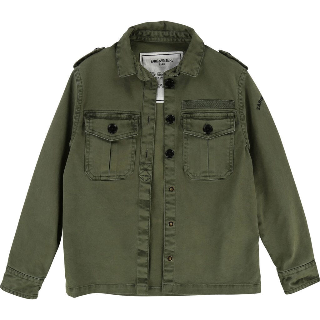 Zadig & Voltaire Hemd khaki Camouflage Hemden Zadig & Voltaire