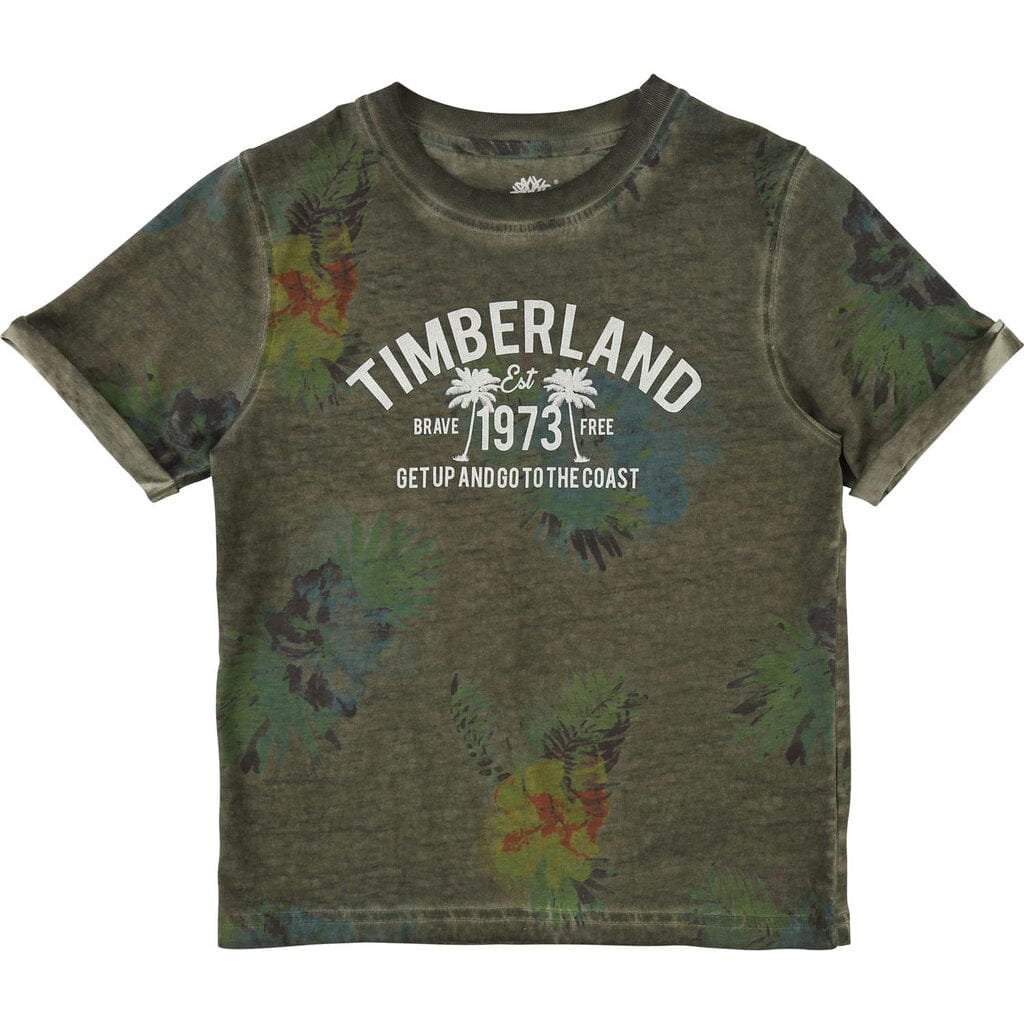 ´Timberland T-Shirt khaki Palmen T-Shirt Timberland