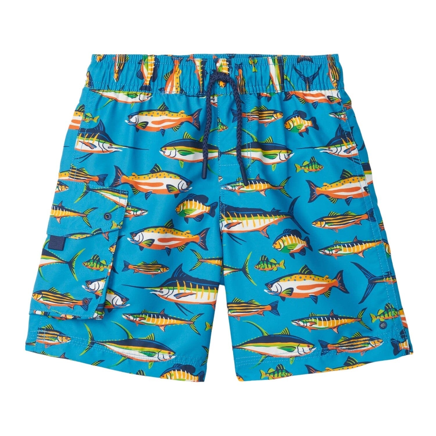 Hatley Badehose für Jungs mit Fischmotiv in blau Badehose Hatley