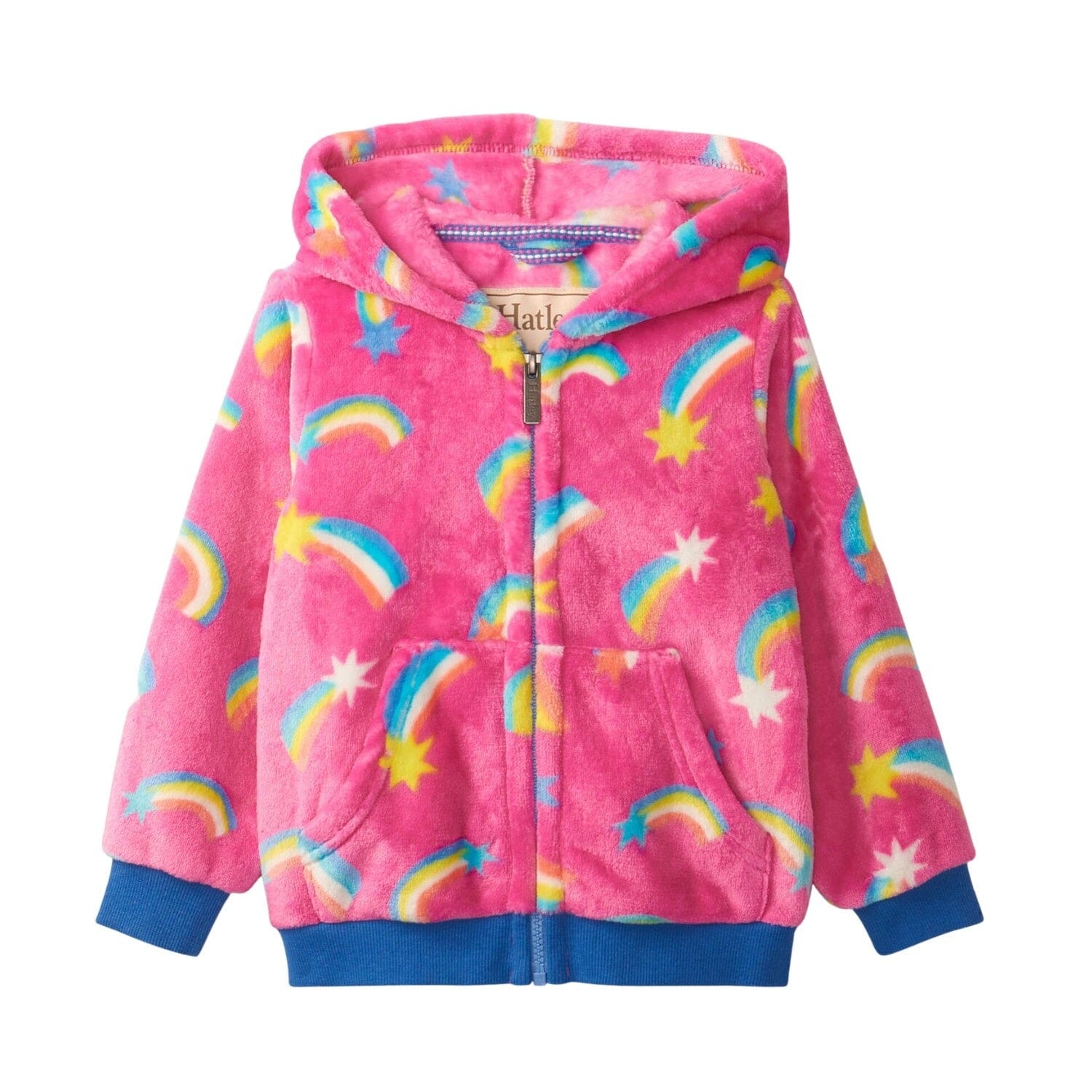 Hatley Fleecejacke mit Sternschnuppen pink Jacke Hatley