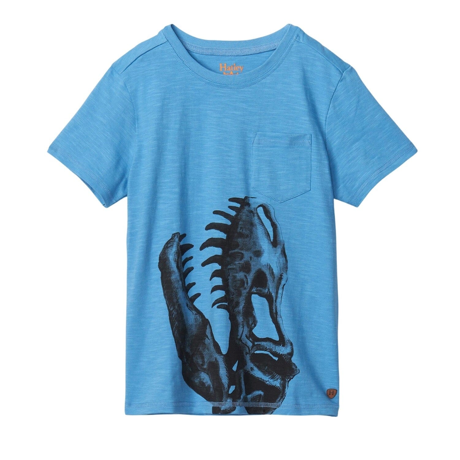 HATLEY T-Shirt T-Rex blau - Heads Up Graphic Tee T-Shirt Hatley