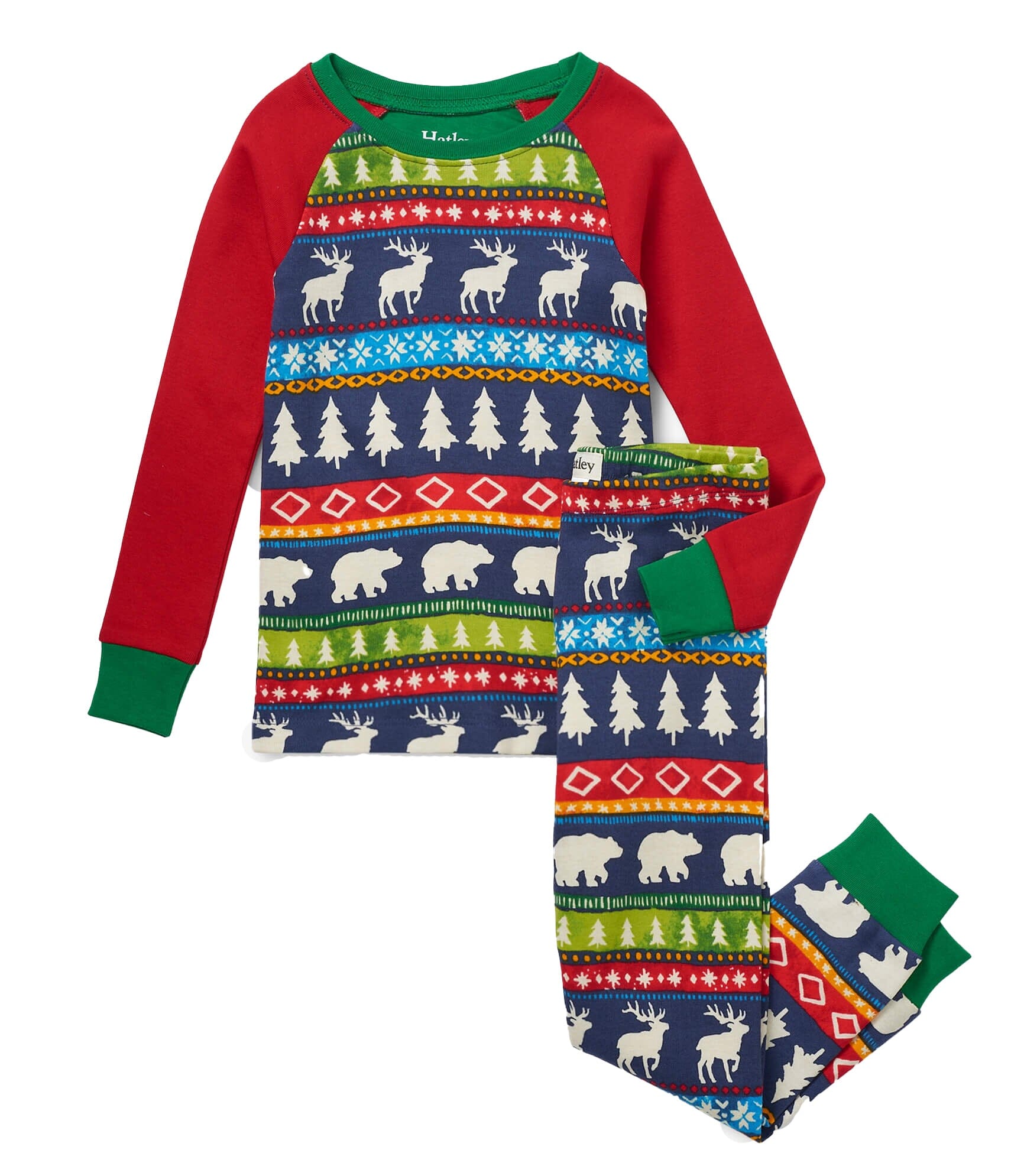 Hatley Schlafanzug mit niedlichen Wintermotiven Schlafanzug Hatley