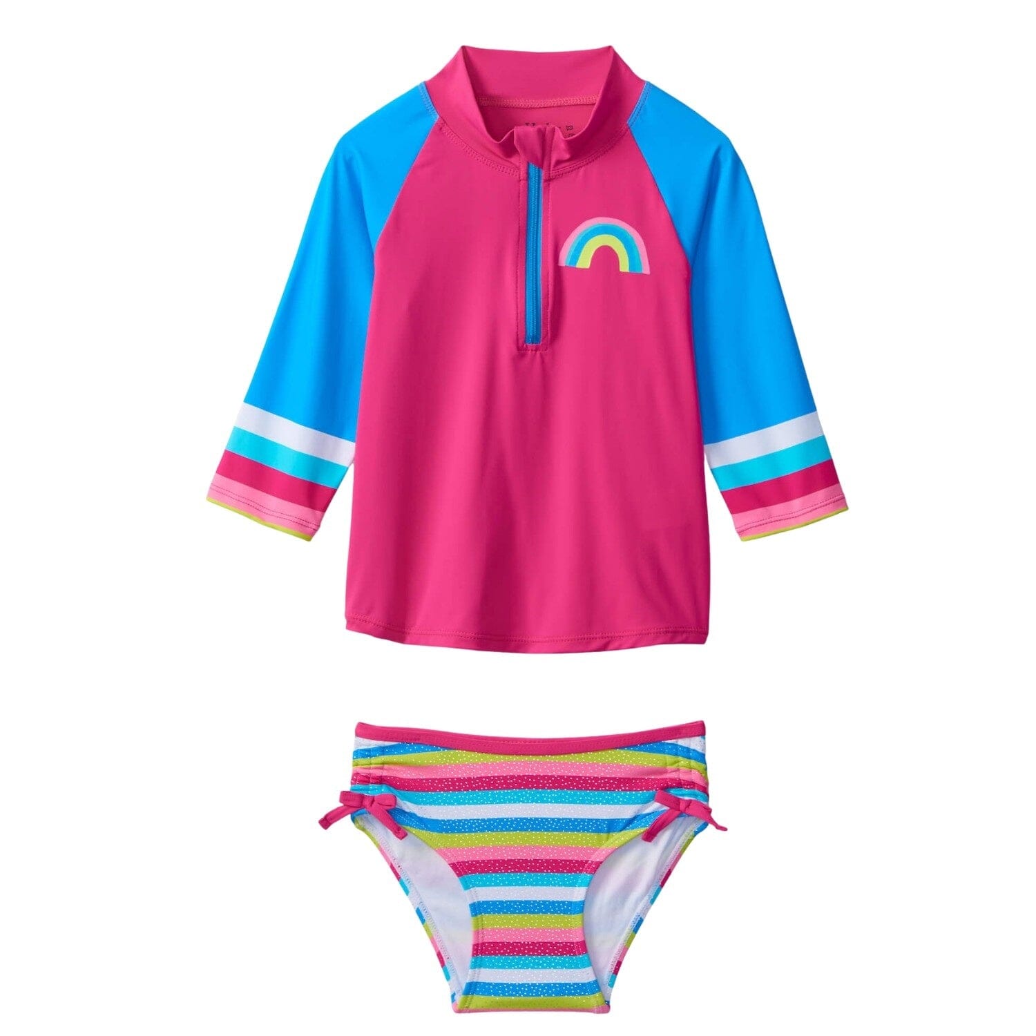 Hatley Hatley UV Schutz Badeanzug rainbow stripe rashguard Badeanzüge Hatley