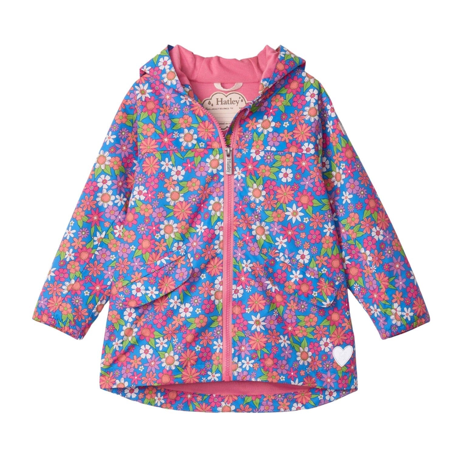 Hatley Regenjacke mit Retro Blumen bunt Jacke Hatley