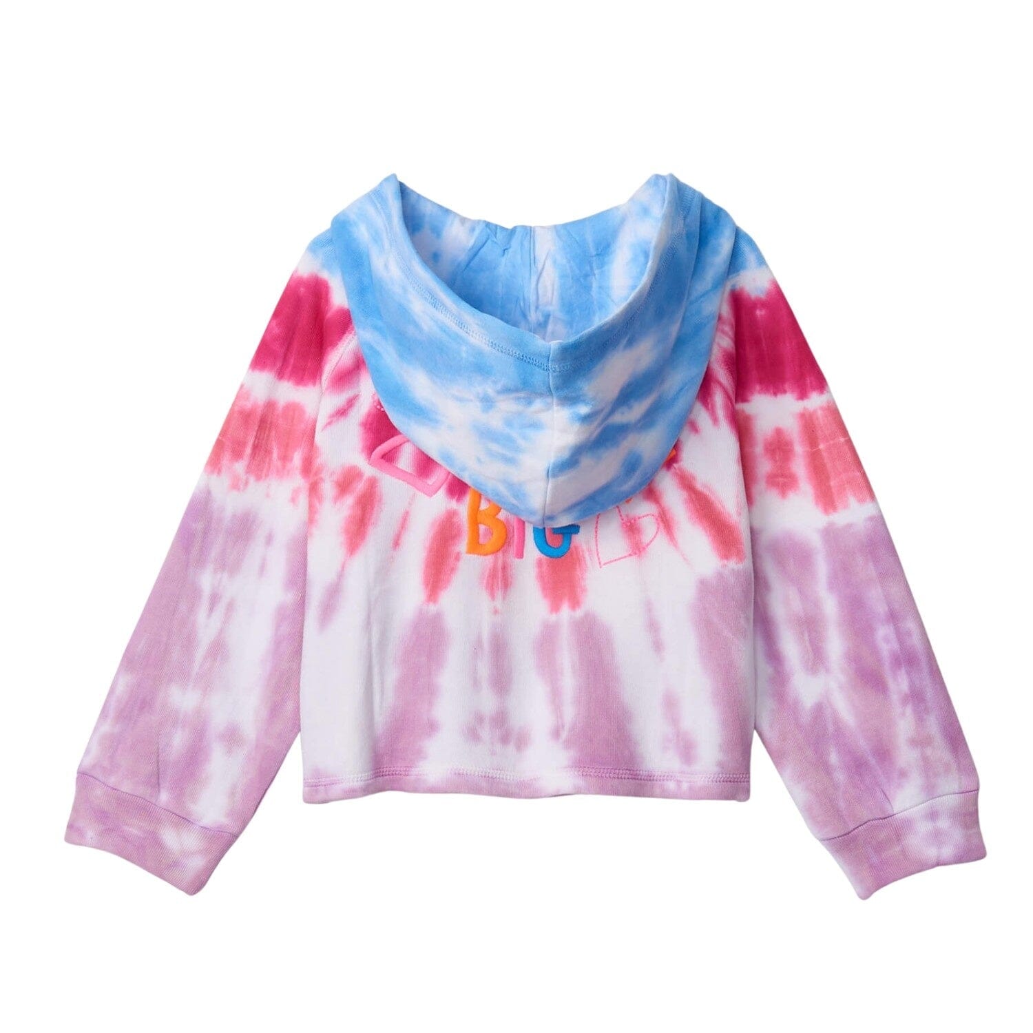 Hatley Regenbogen Kapuzenpullover mit Kängurutasche in blau-rosa Hoodie Hatley