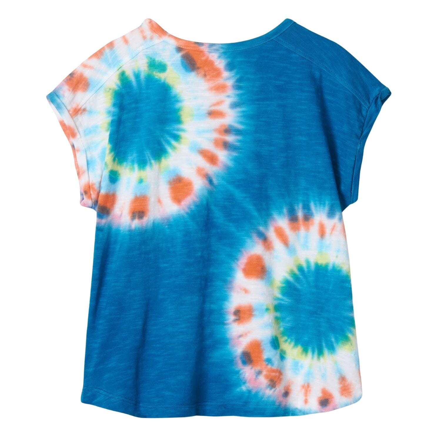 Hatley T-shirt tropische Flora Tie-Dye Optik in blau T-Shirt Hatley
