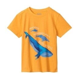 Hatley kurzarm T-Shirt Waal Motiv orange/gelb T-Shirt Hatley