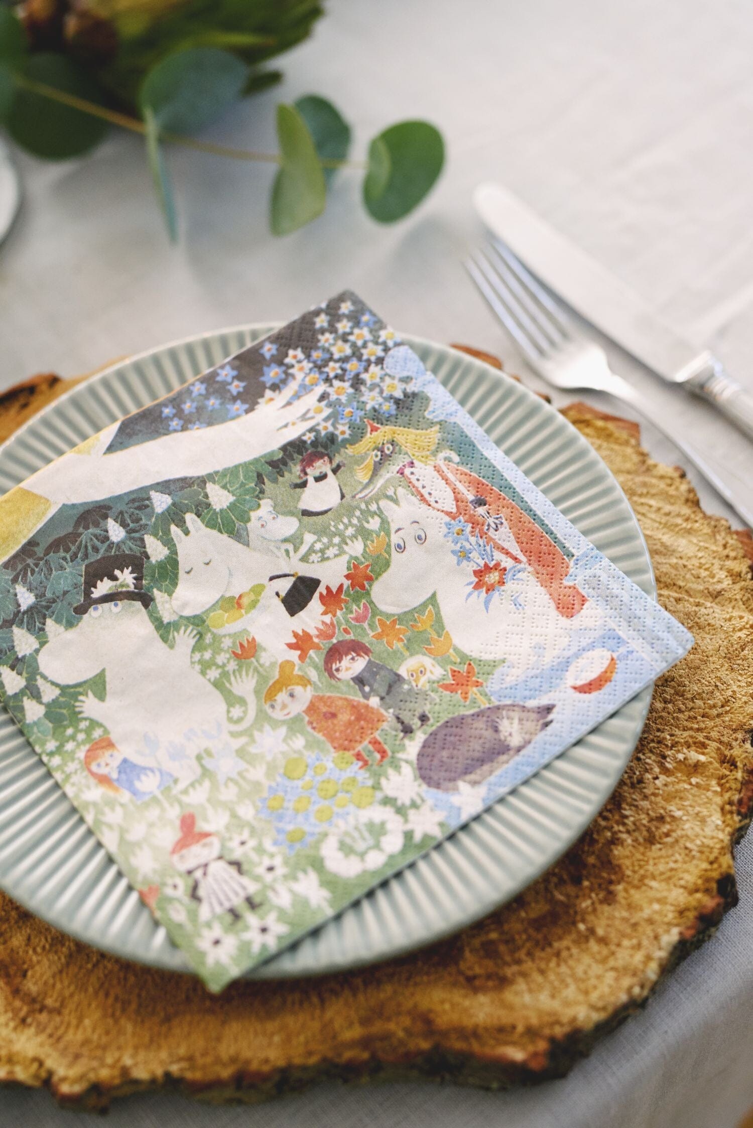 HAVI Moomin Servietten - "Muumit niityllä", 33cm (Kopie) Servietten Havi
