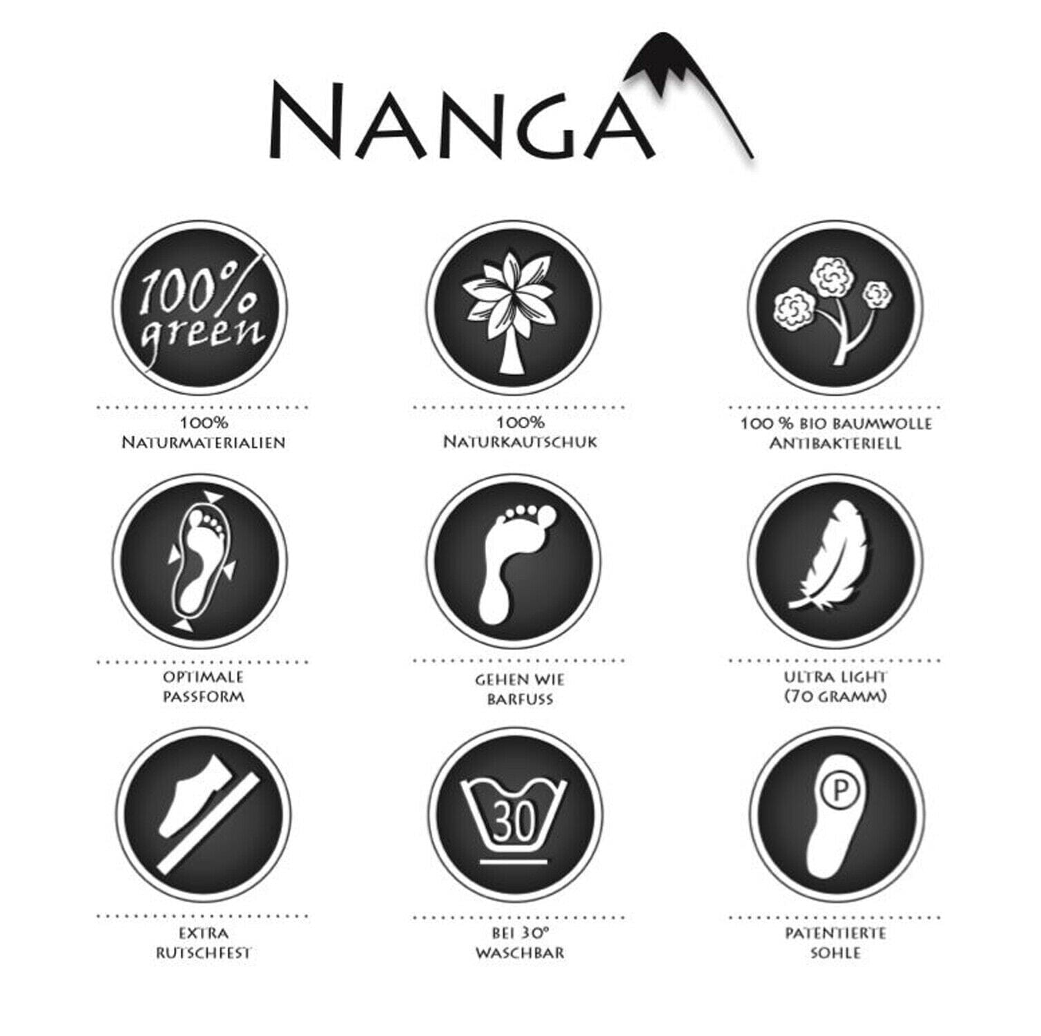 NANGA Hausschuhe Moonstar blau Hausschuhe Nanga