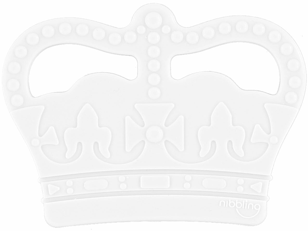 NIBBLING Beißring Krone hellblau Beißring NIBBLING