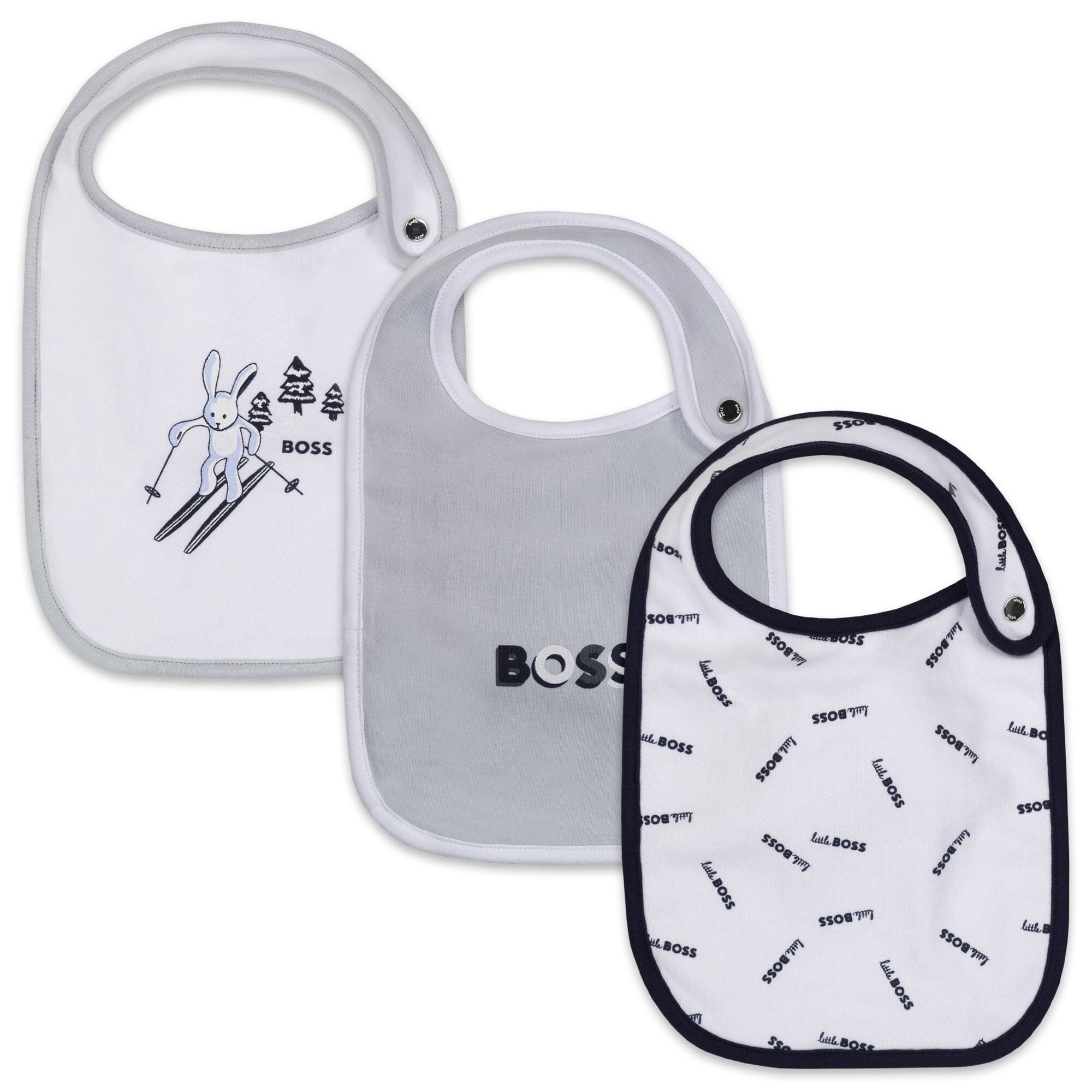 HUGO BOSS Lätzchen 3 er Set "Meine ersten Lätzchen" Lätzchen Boss