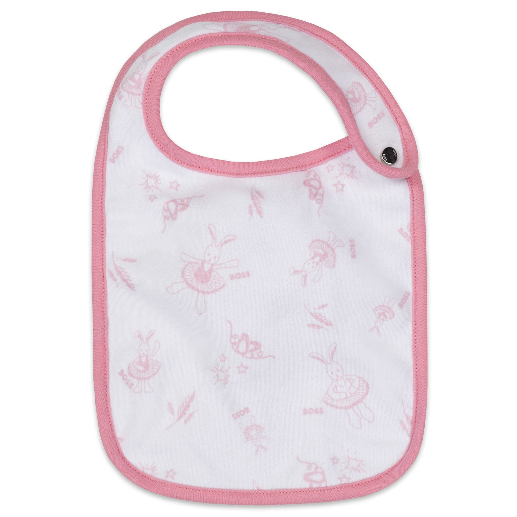 HUGO BOSS Lätzchen 3 er Set "Meine ersten Lätzchen" rosa Lätzchen Boss