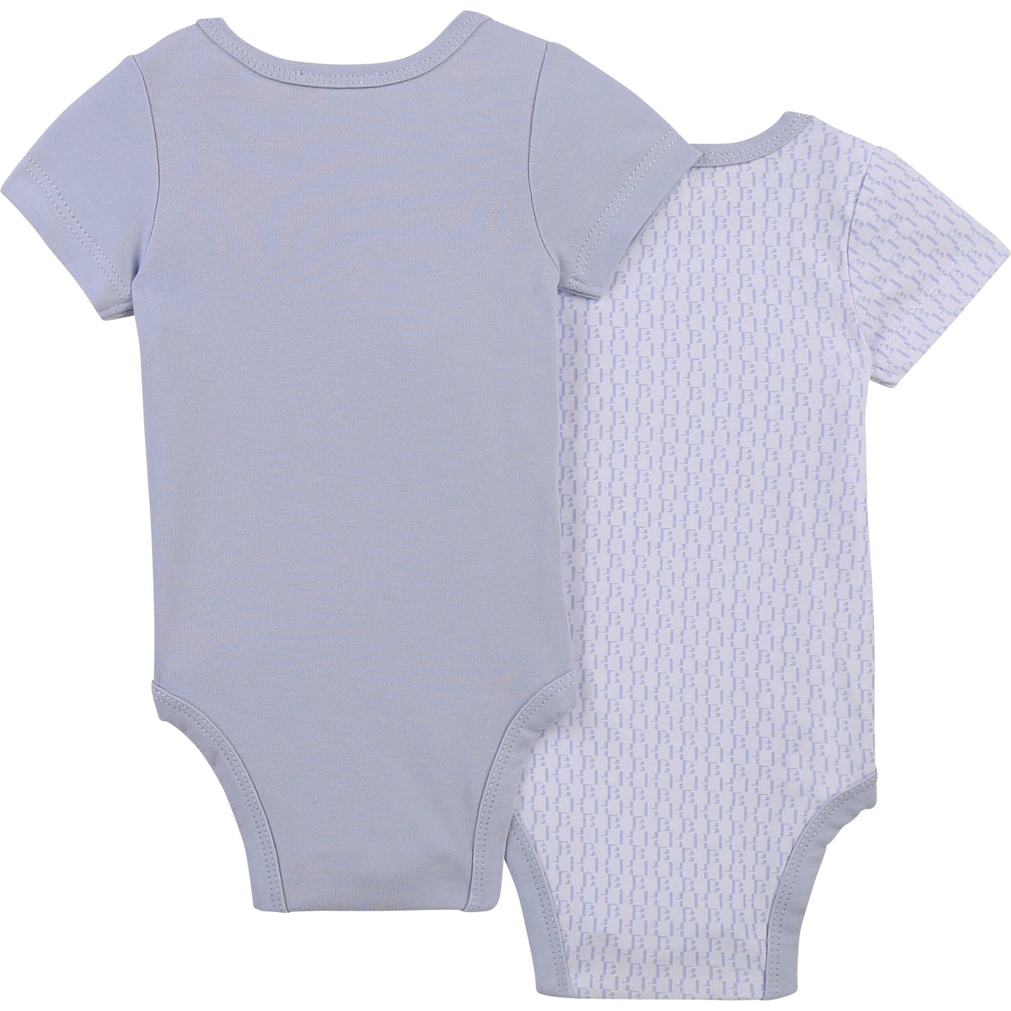 HUGO BOSS 2 er Set Baby Bodies hellblau Spieler und Bodys Boss
