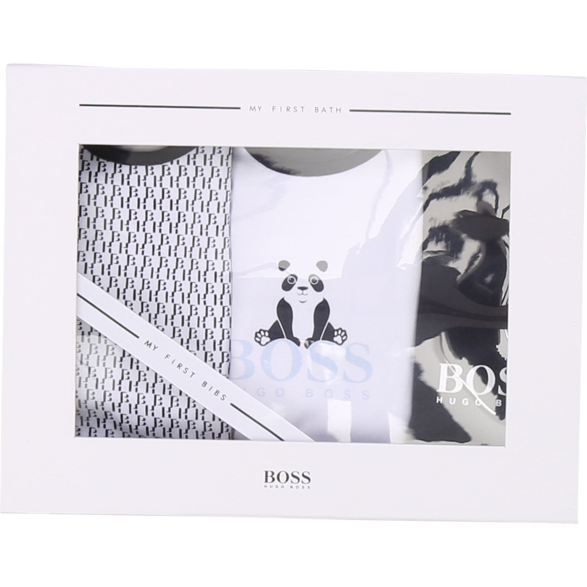 HUGO BOSS Lätzchen 3 er Set "Meine ersten Lätzchen" Lätzchen Boss