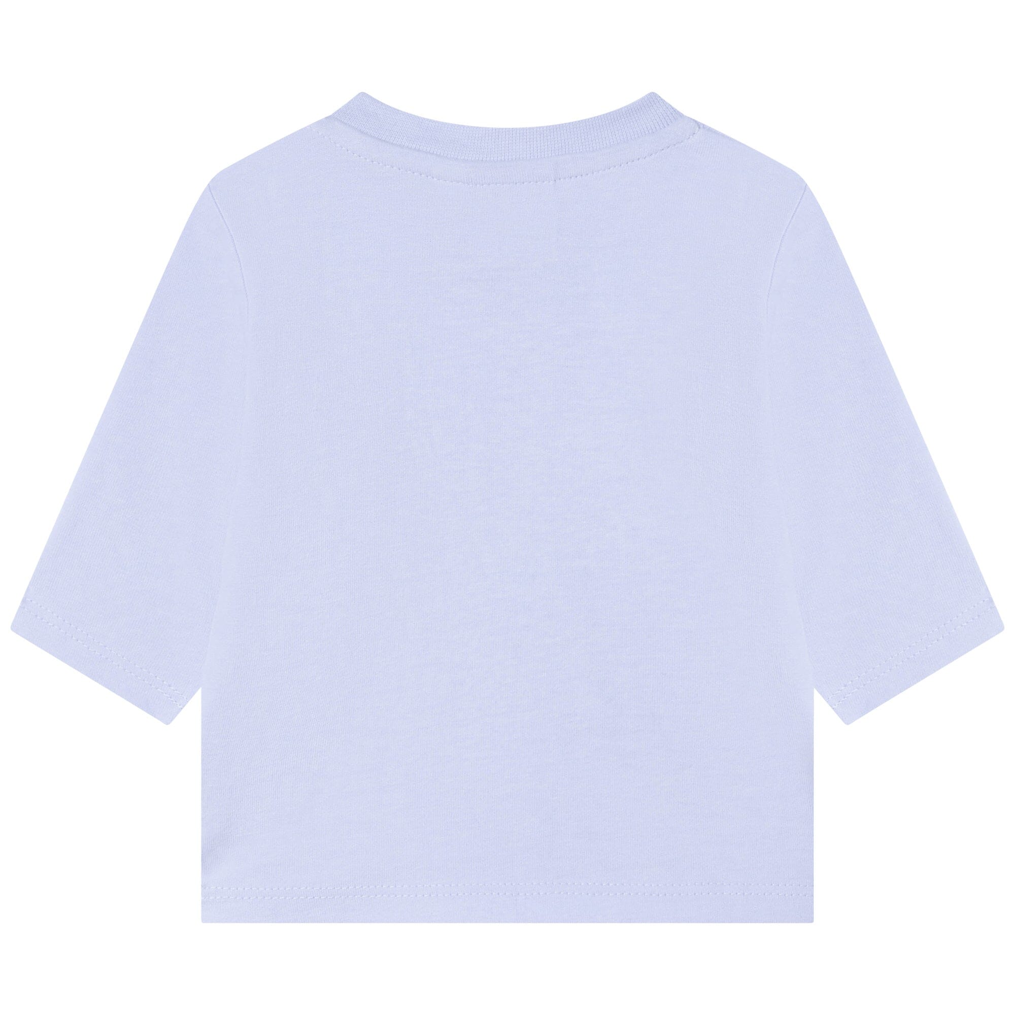 HUGO BOSS Baby T-Shirt Ski Hase hellblau mit Logo T-Shirt Boss