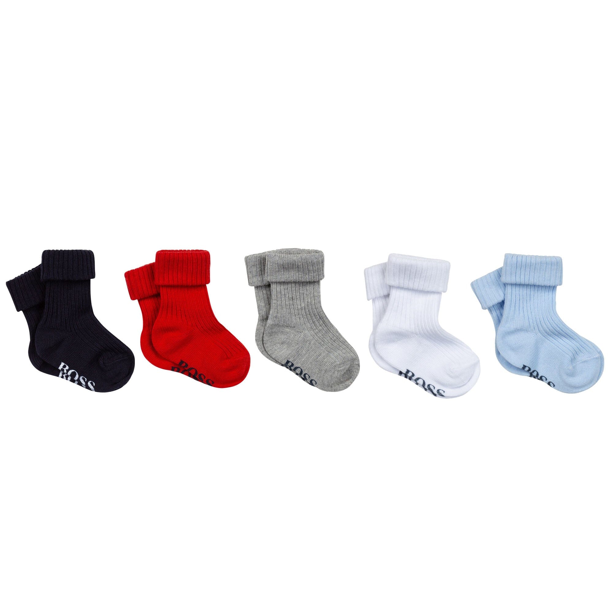HUGO BOSS Geschenkset 5 paar Babysöckchen für Jungen Socken Boss