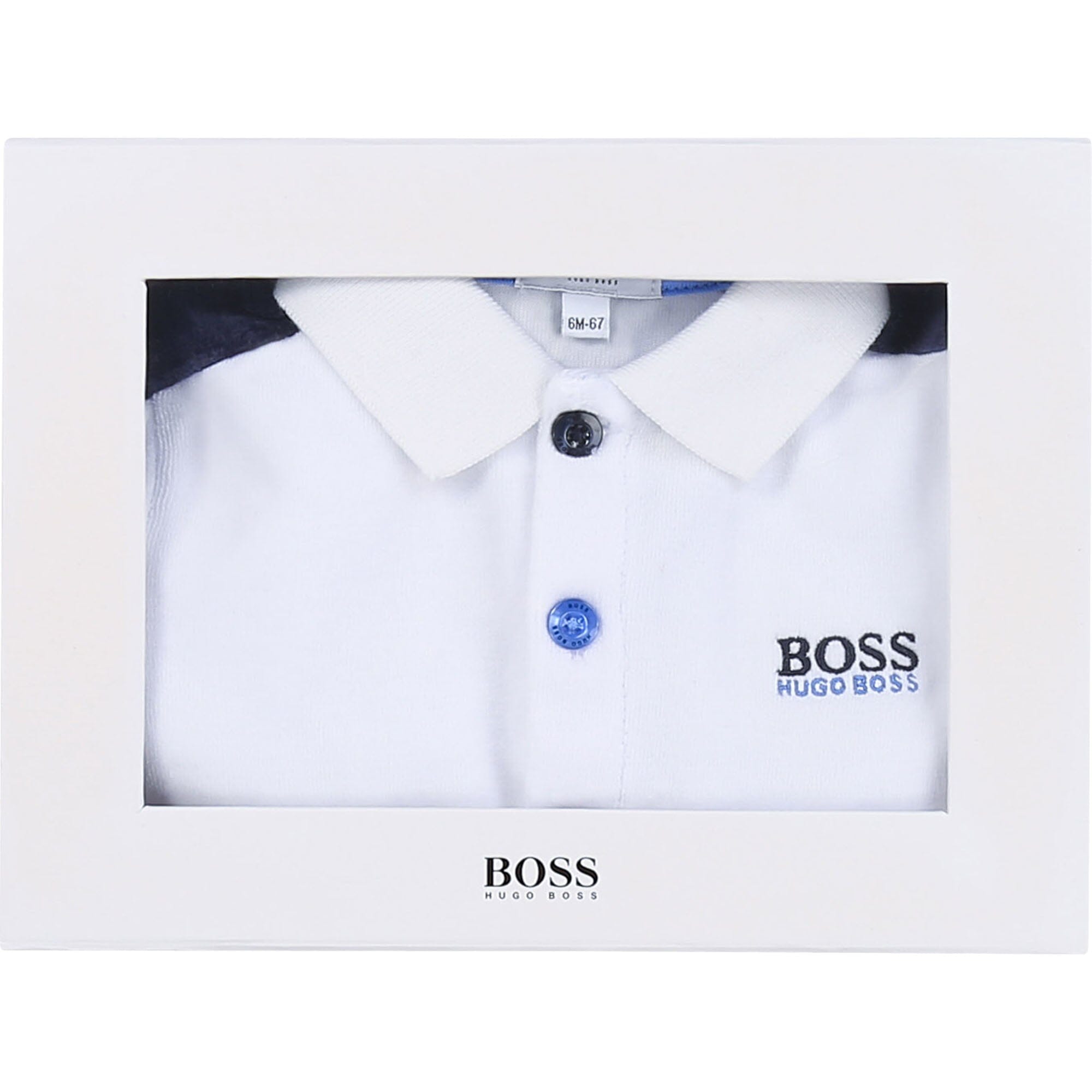 BOSS Baby Strampler weiß in Geschenkbox Strampler Boss