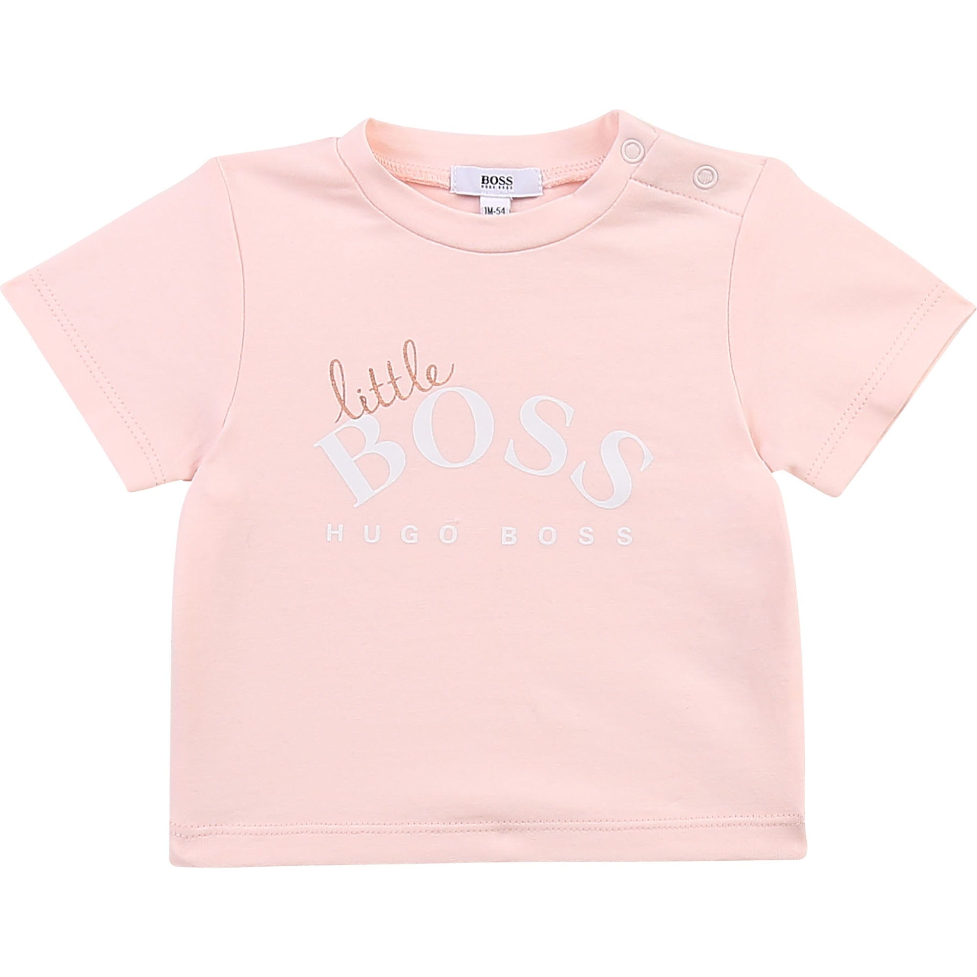 HUGO BOSS Baby T-Shirt Logo Little Boss rosa rosegold T-Shirt Boss