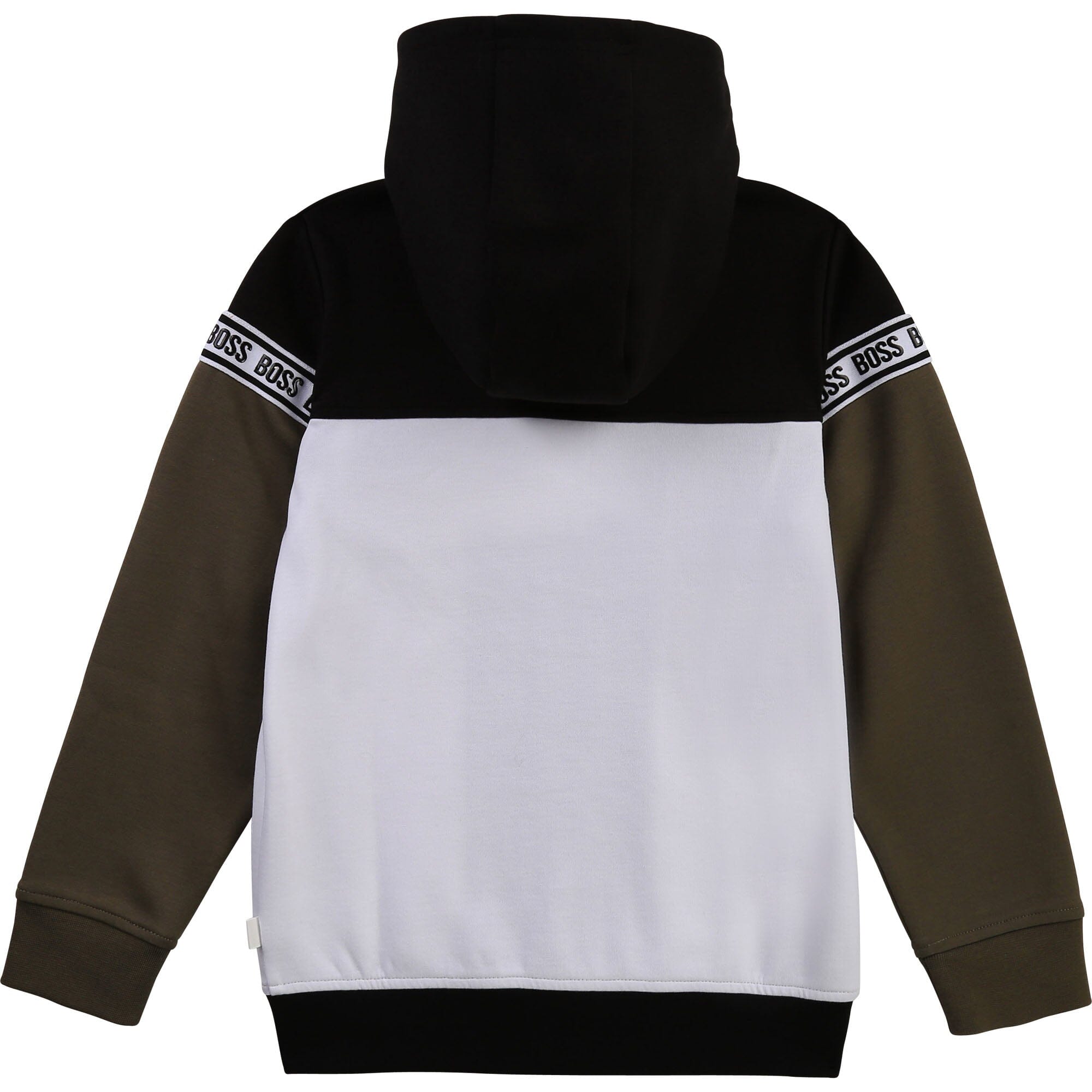 HUGO BOSS Kids Trainingsjacke Hoodie schwarz weiß Hoodie Boss