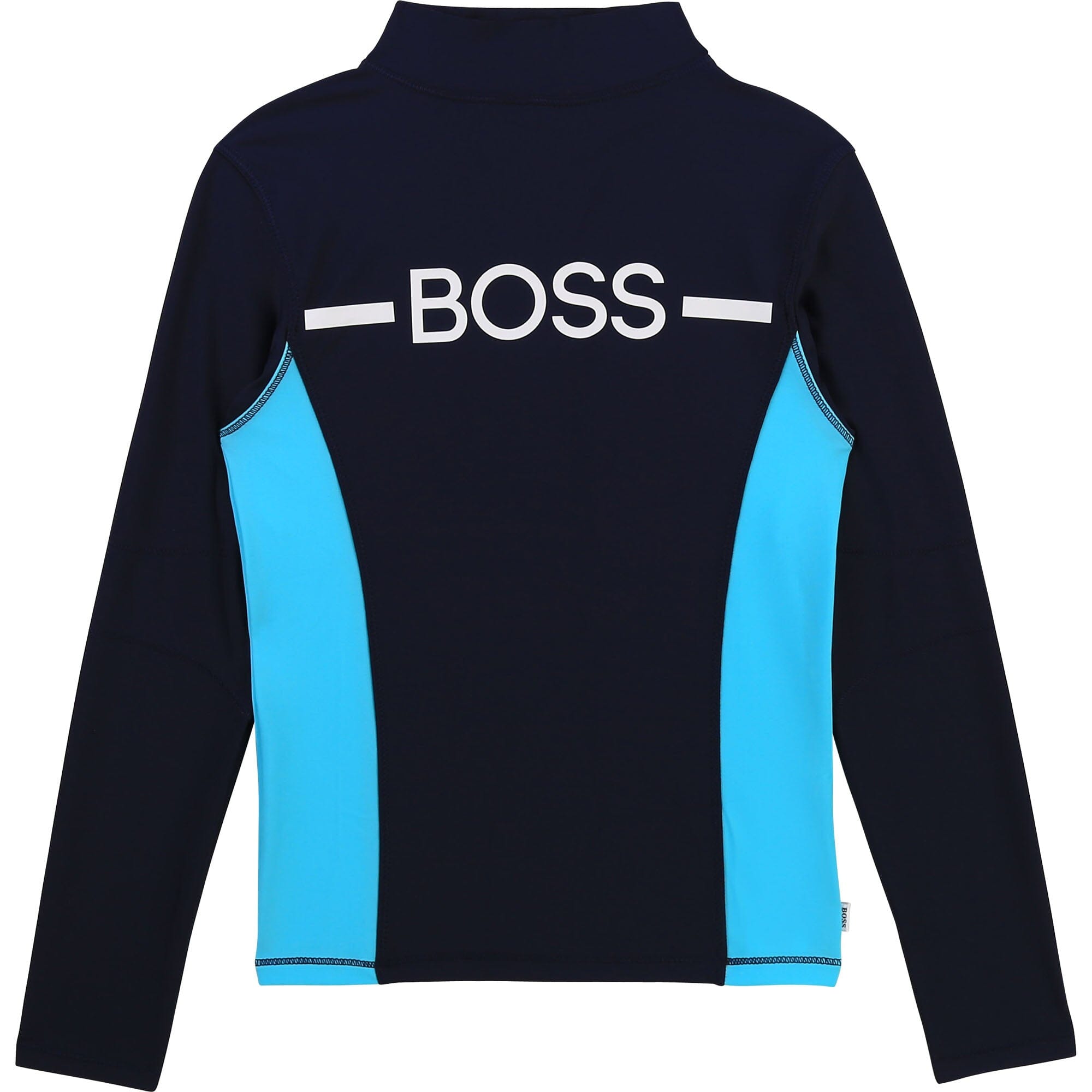 HUGO BOSS Kids UV-Schutz Shirt Langarmshirt marine Langarmshirt Boss