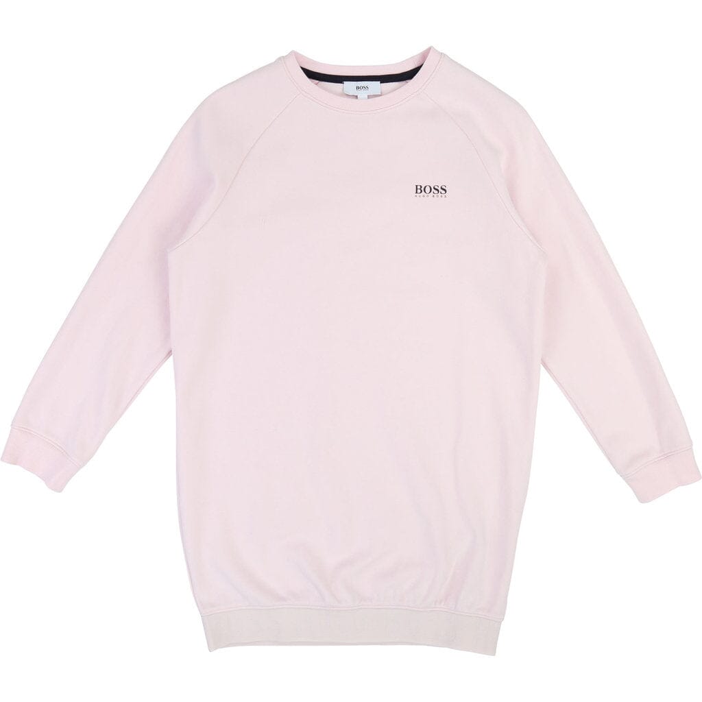 HUGO BOSS Kids Kleid rosa Sweat Kleid Boss