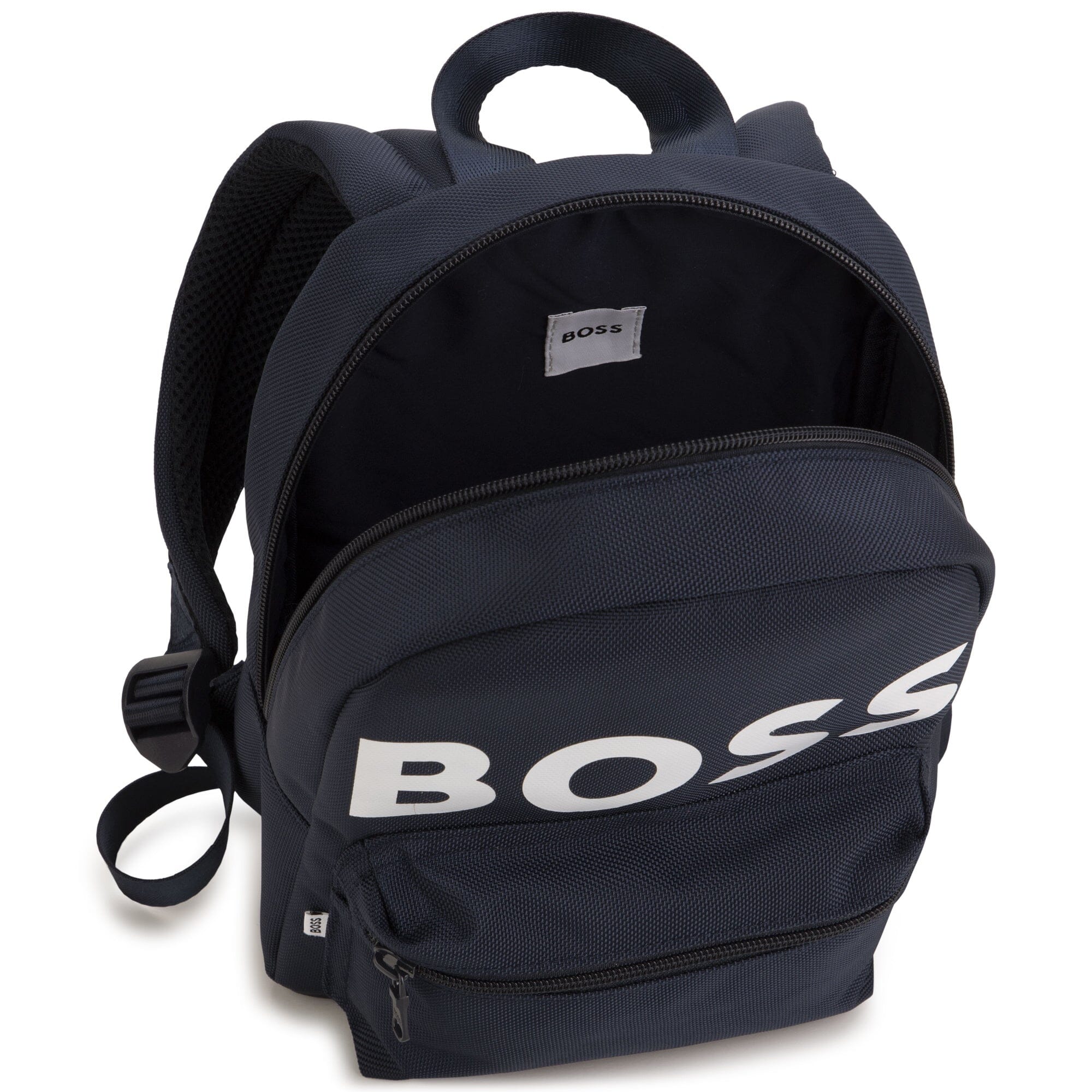 BOSS KIDS Rucksack navy mit großem Logo Rucksäcke Boss