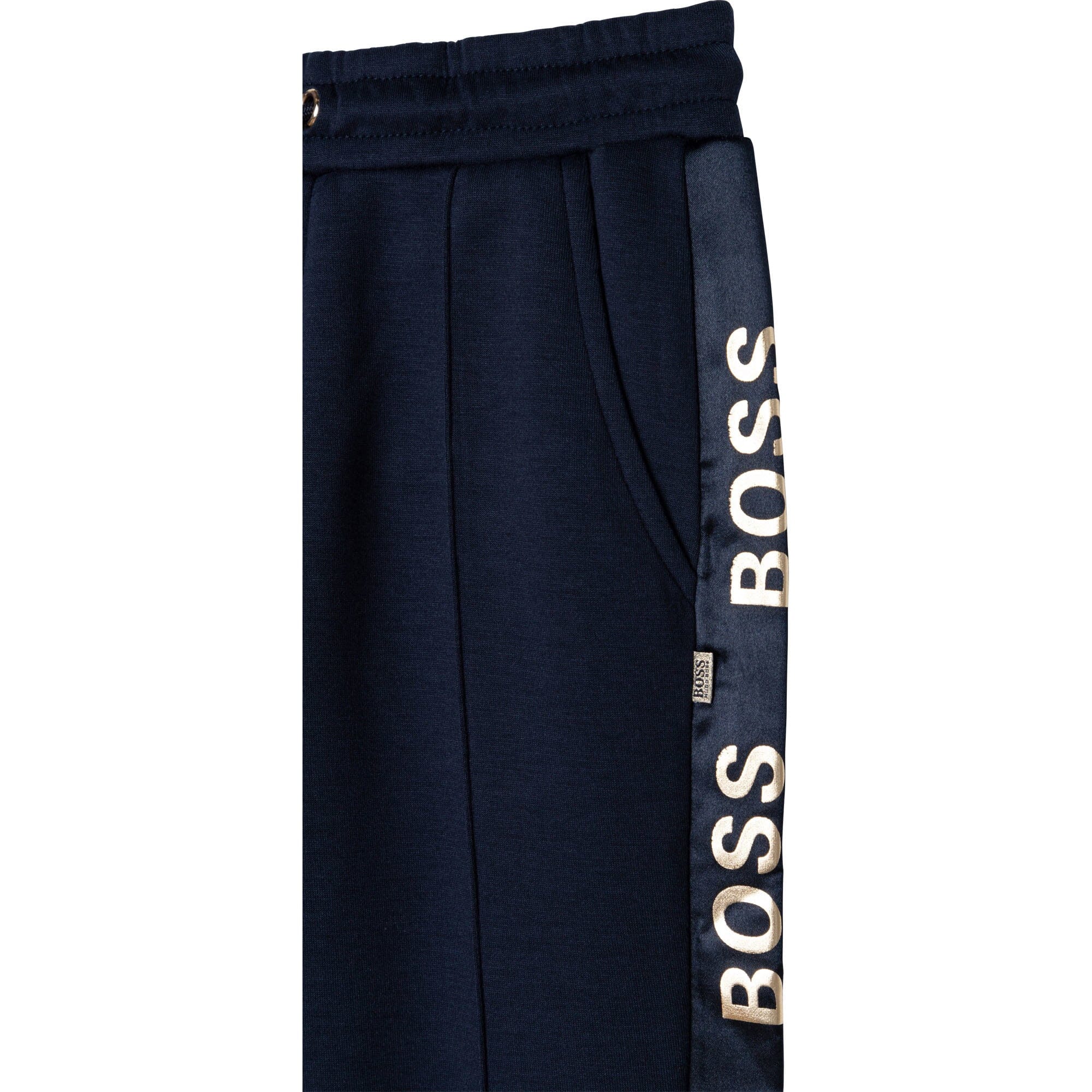 HUGO BOSS Mädchen Jogginghose navy gold Hose Boss