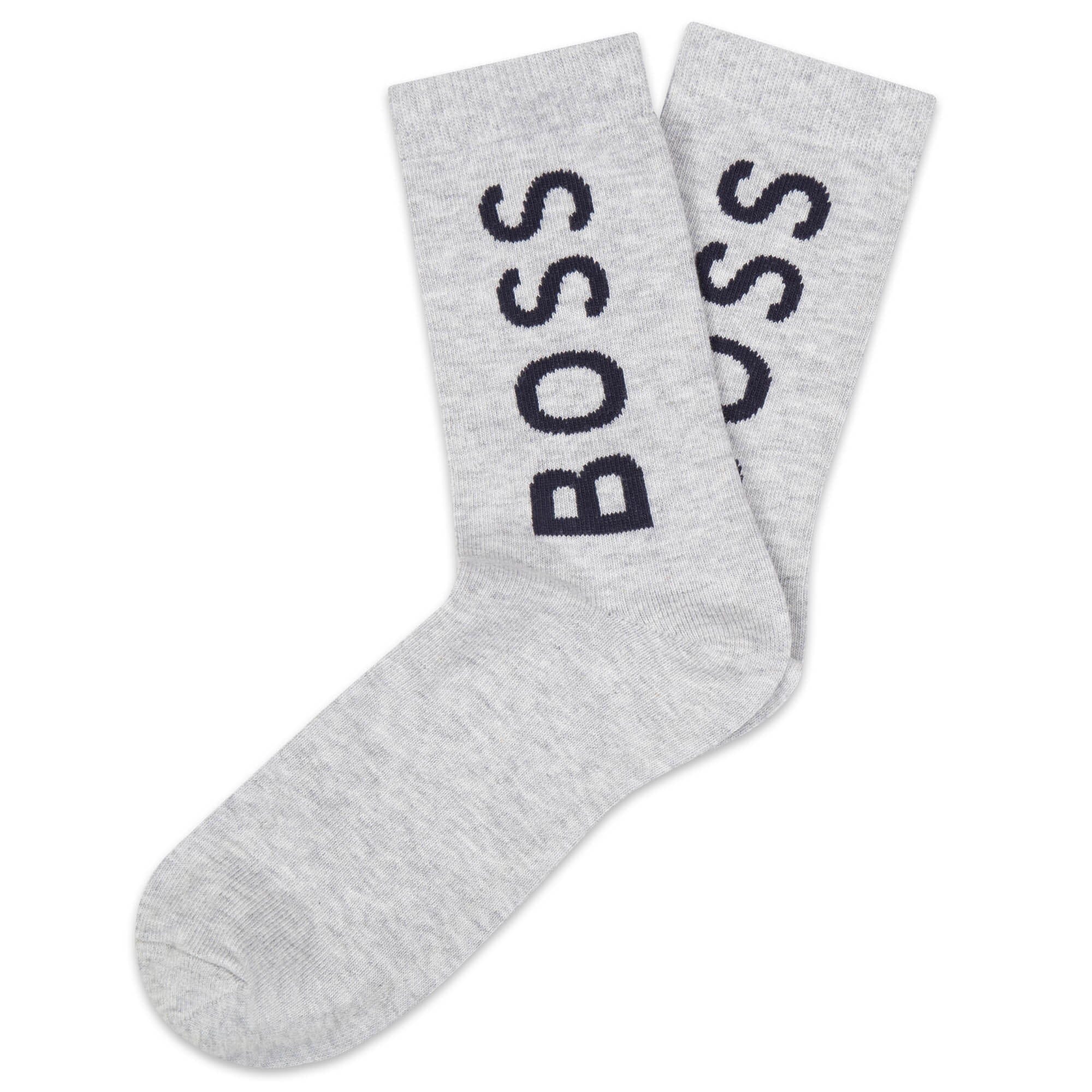 HUGO BOSS 2er-Pack-Socken in grau und dunkelblau Socken Boss