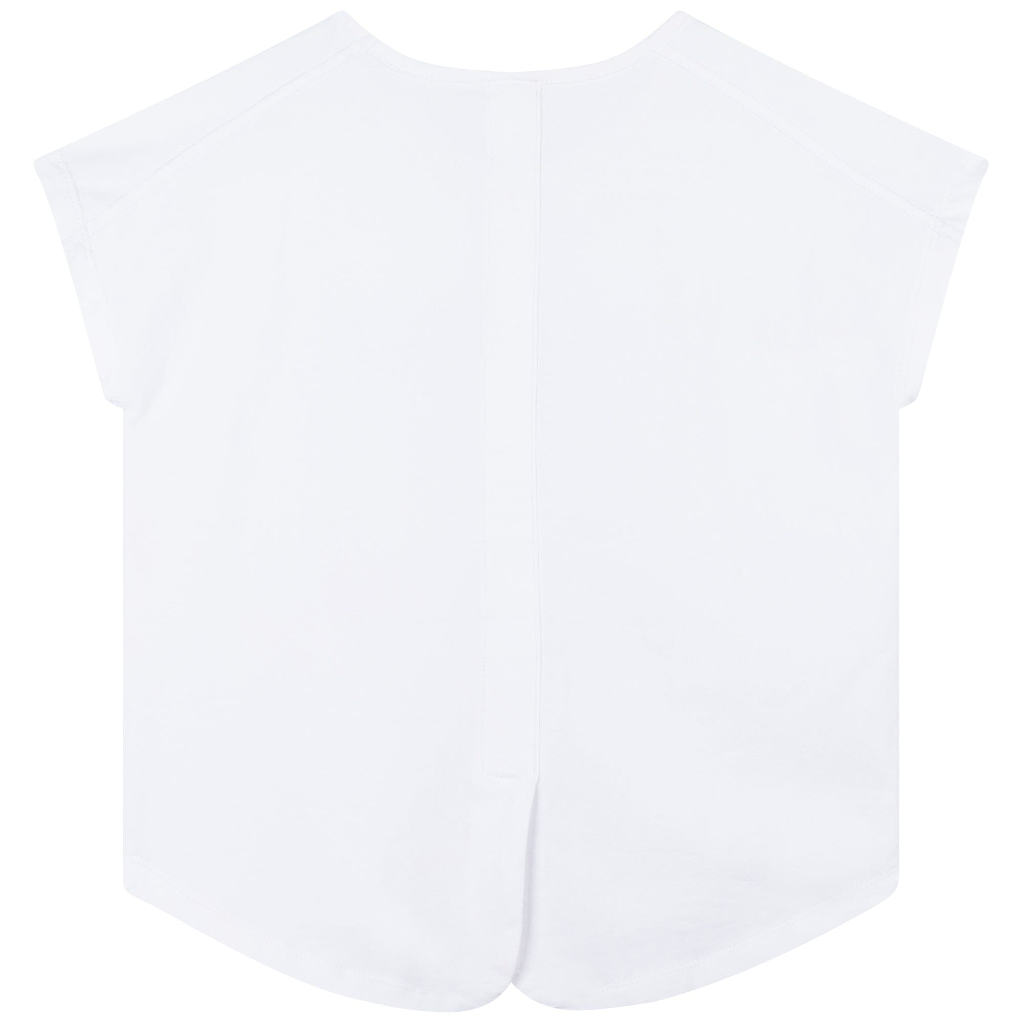 HUGO BOSS Mädchen T-Shirt weiß mit großem Logo T-Shirt Boss