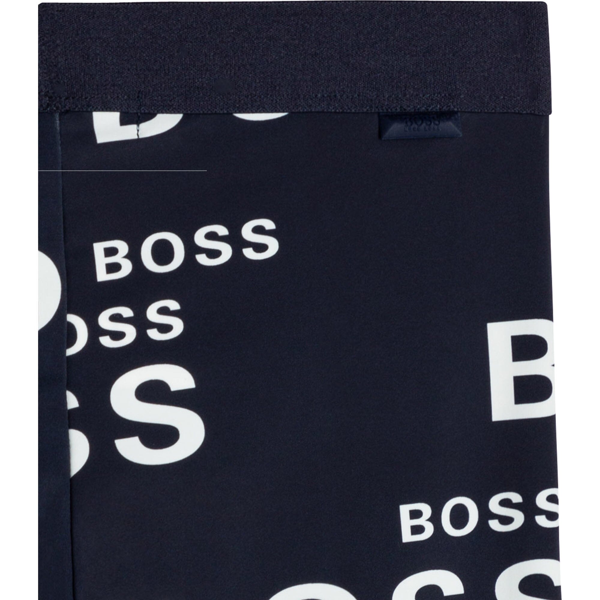 HUGO BOSS Kinder Leggings navy allover Logo Print Leggings Boss
