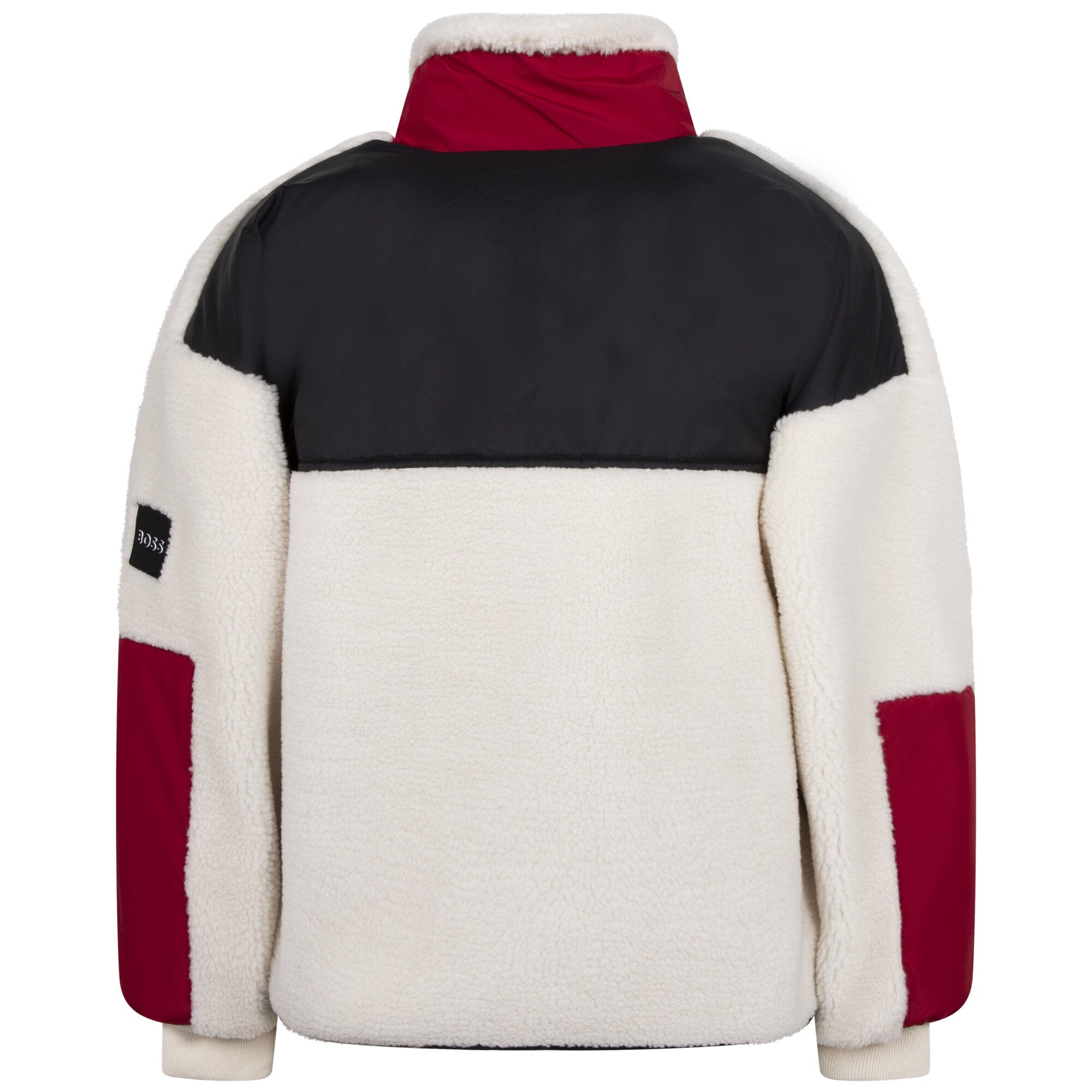 HUGO BOSS Kids Sweatshirt Lammfellimitat beige Sweatshirt Boss