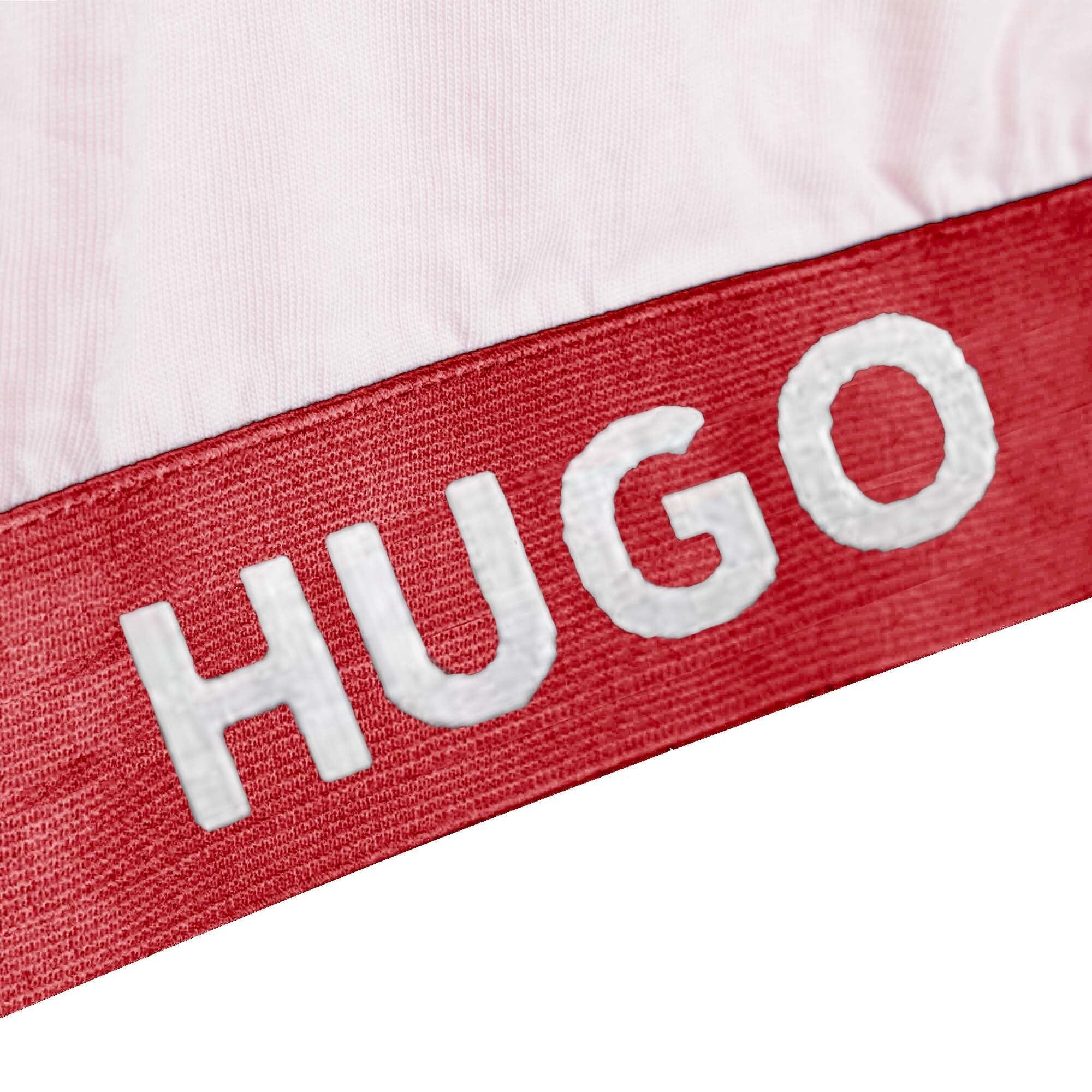 HUGO Mädchen T-Shirt hellrosa mit Logo T-Shirt HUGO