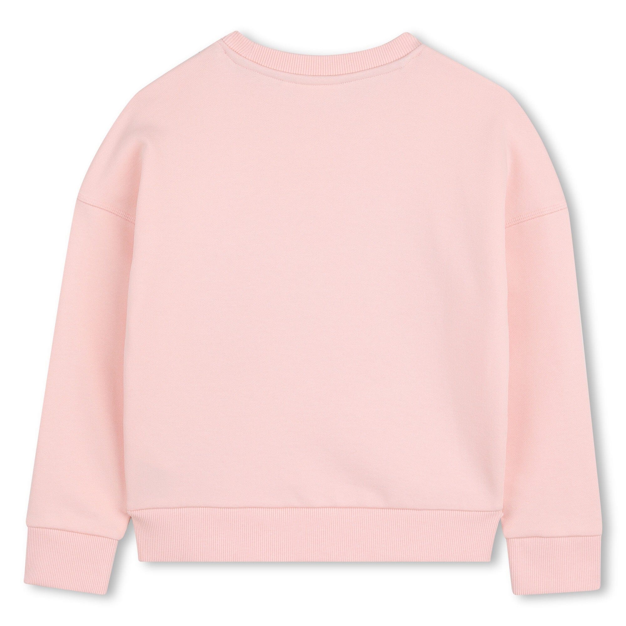 HUGO Kids – Fleece-Sweatshirt „Hell Rose“ (Lemon Print) Sweatshirt HUGO
