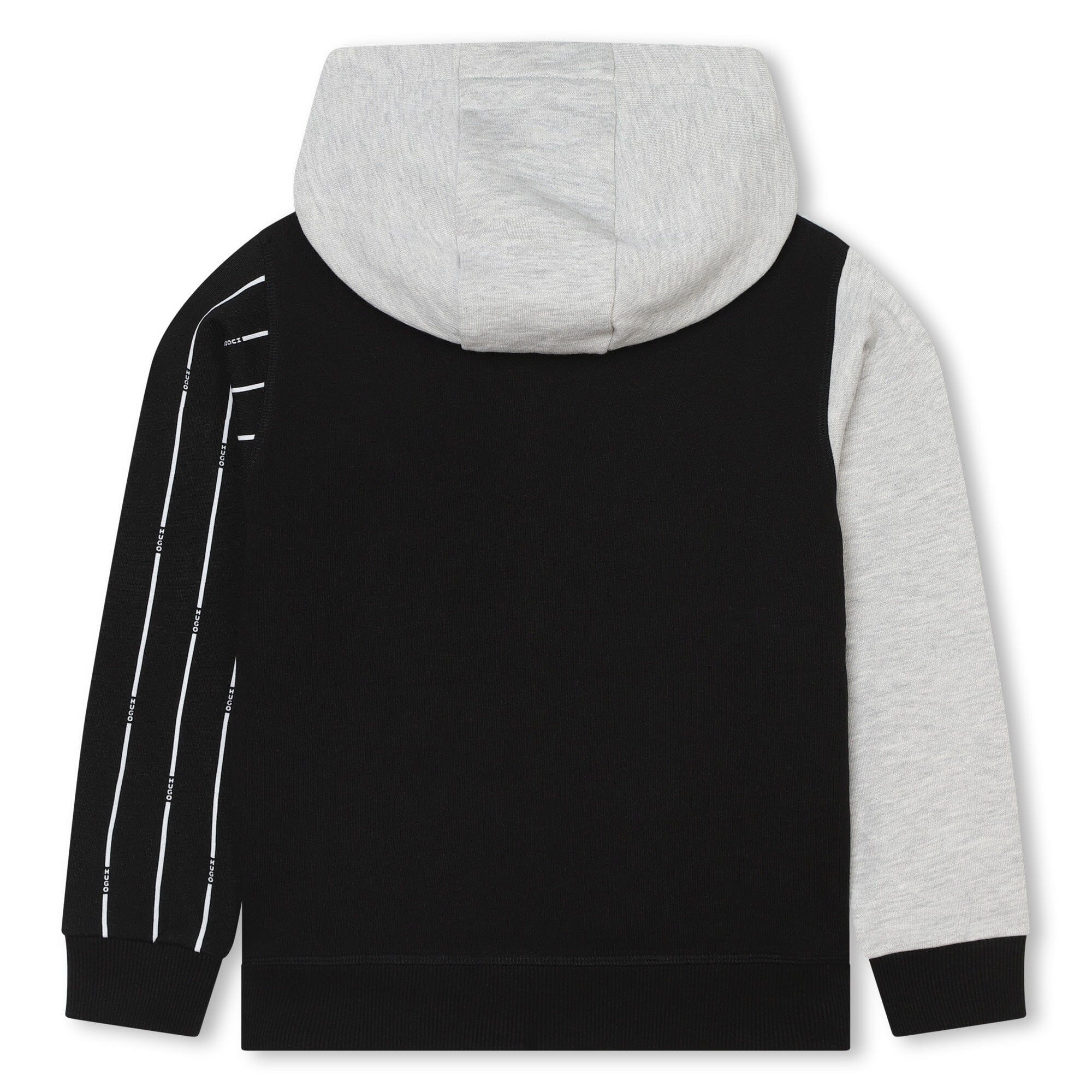 HUGO Kids Kapuzenpullover Patchwork Design mit Logo Hoodie HUGO