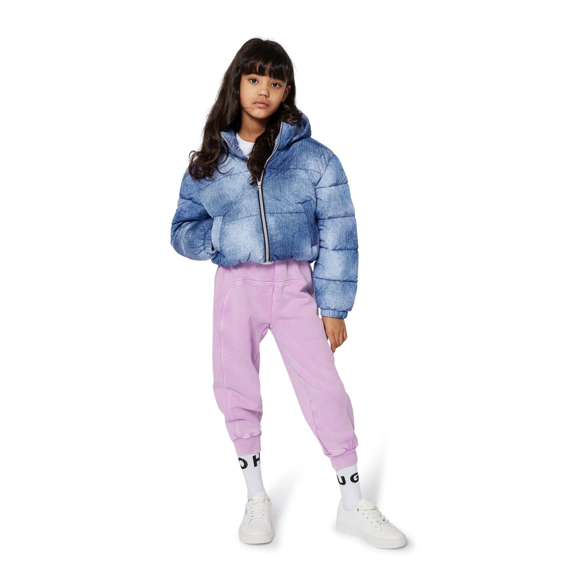 HUGO Kids Jogginghose „Lila“ Jogginghose HUGO