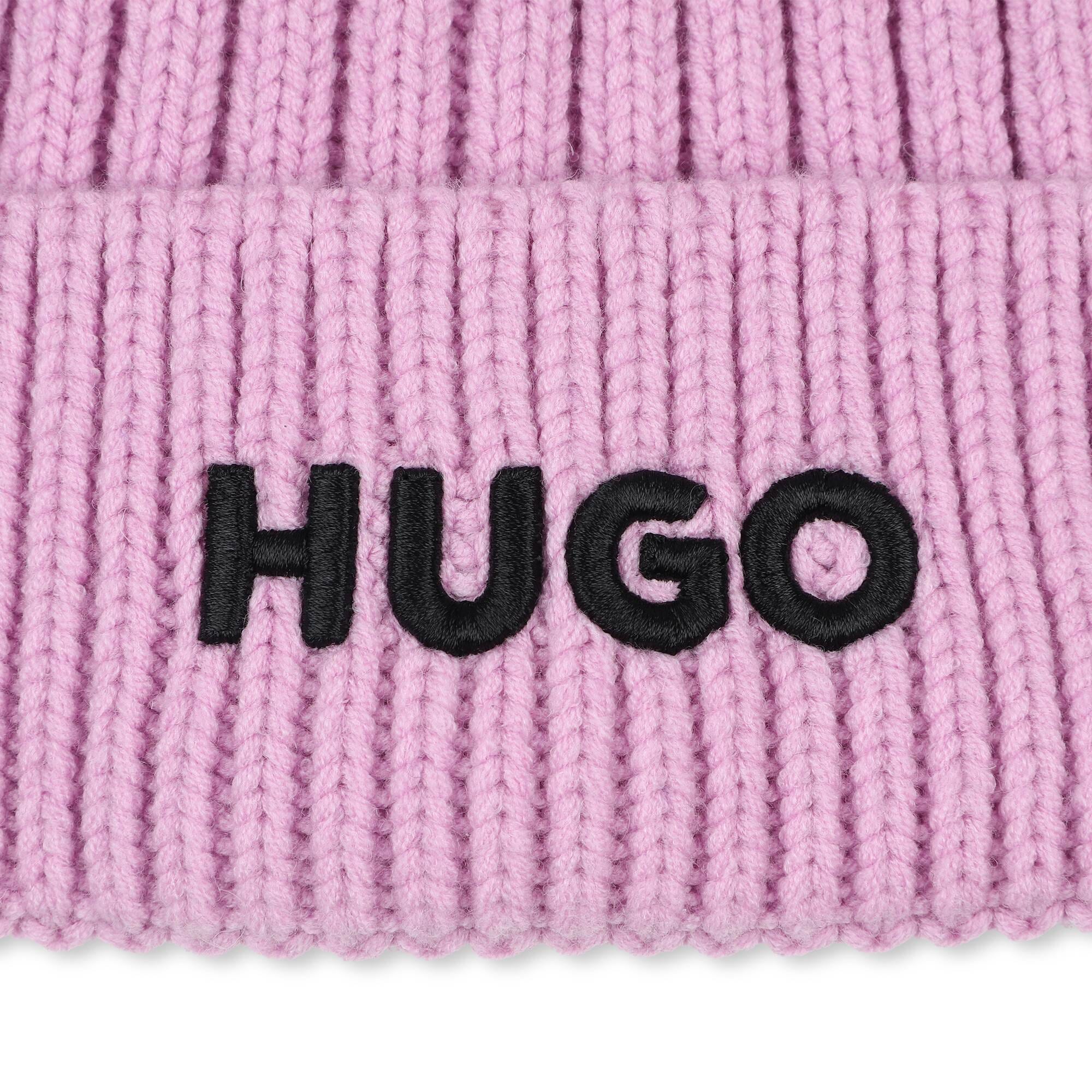 HUGO Kids Strickmütze „Lila“ Cap HUGO